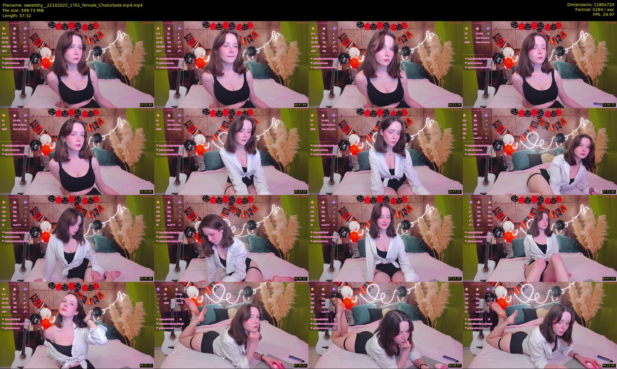 sweetshy_ — 58 minute Chaturbate female cam show recording, 720p, Oct 22, 2025