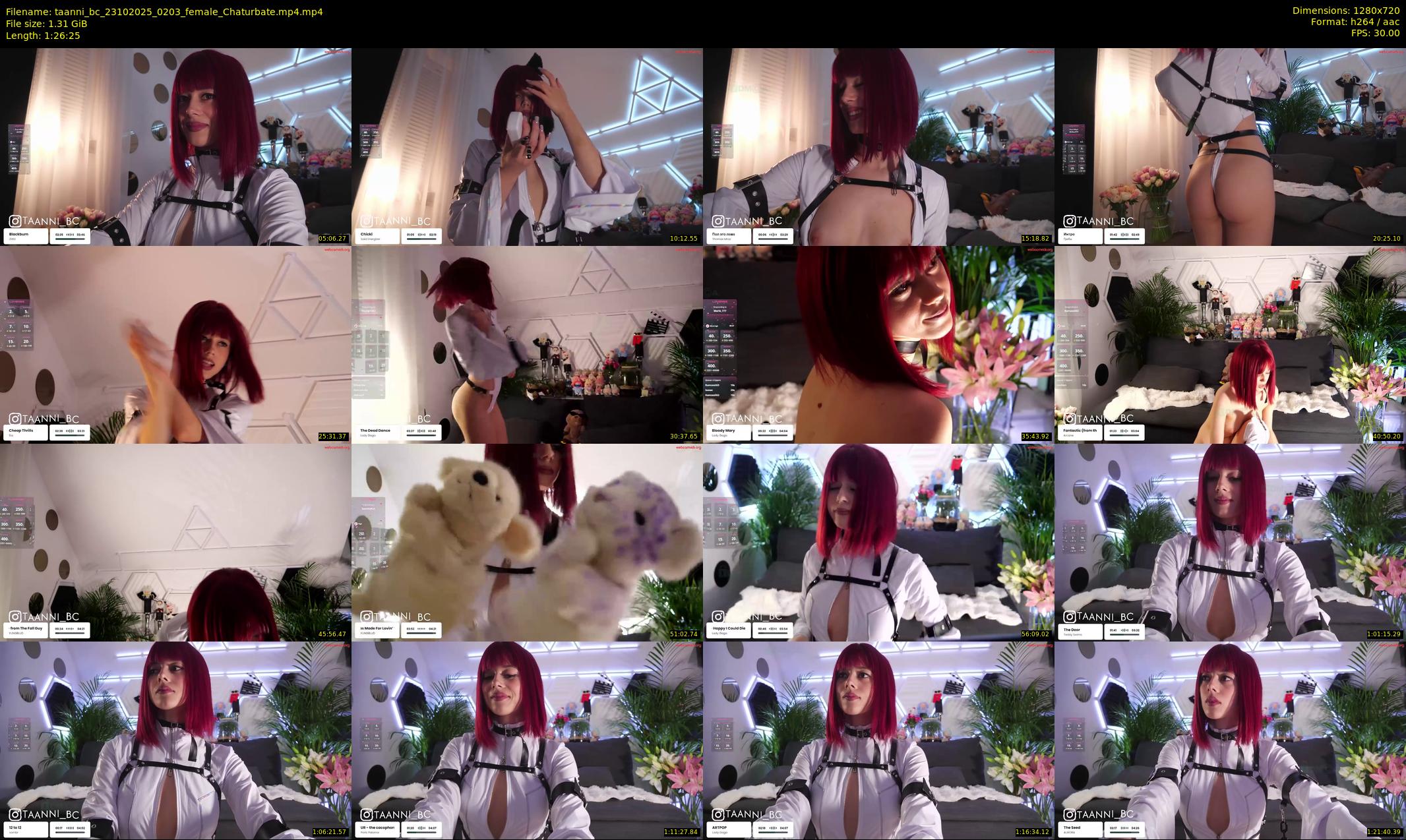 taanni_bc — 87 minute Chaturbate female cam show recording, 720p, Oct 23, 2025