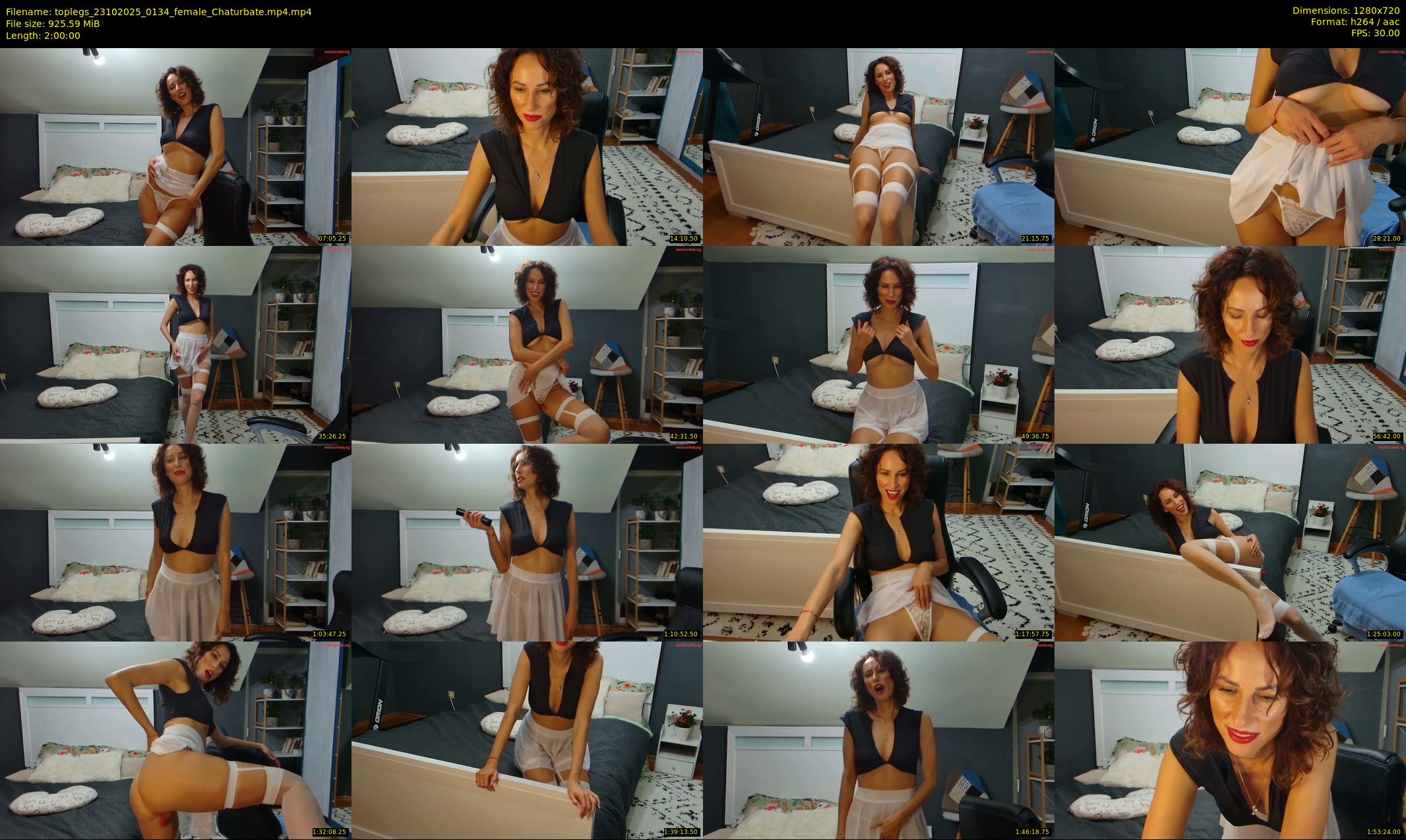toplegs — 120 minute Chaturbate female cam show recording, 720p, Oct 23, 2025