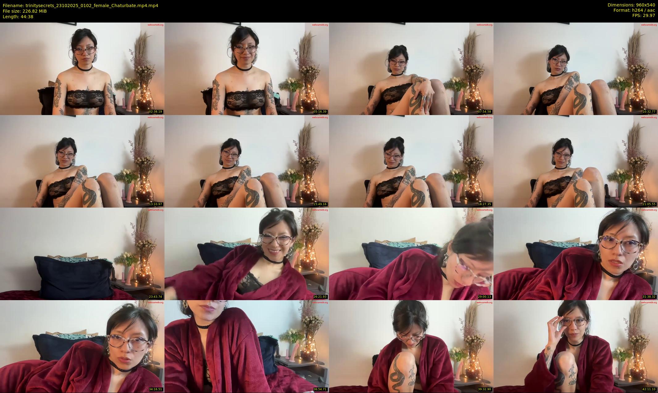 trinitysecrets — 45 minute Chaturbate female cam show recording, 480p, Oct 23, 2025