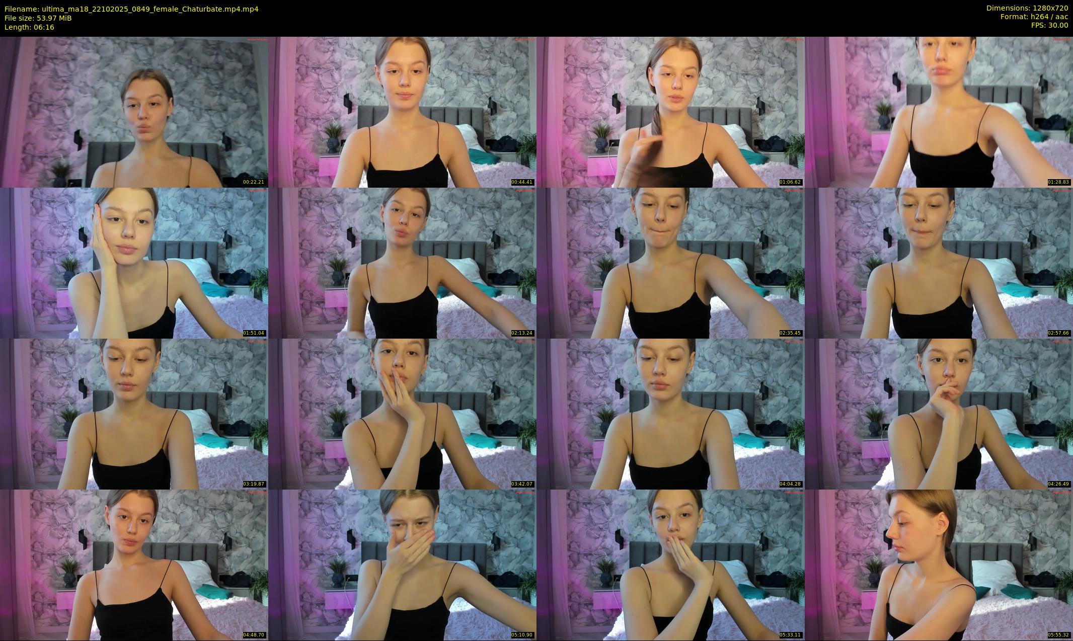 ultima_ma18 — 7 minute Chaturbate female cam show recording, 720p, Oct 22, 2025