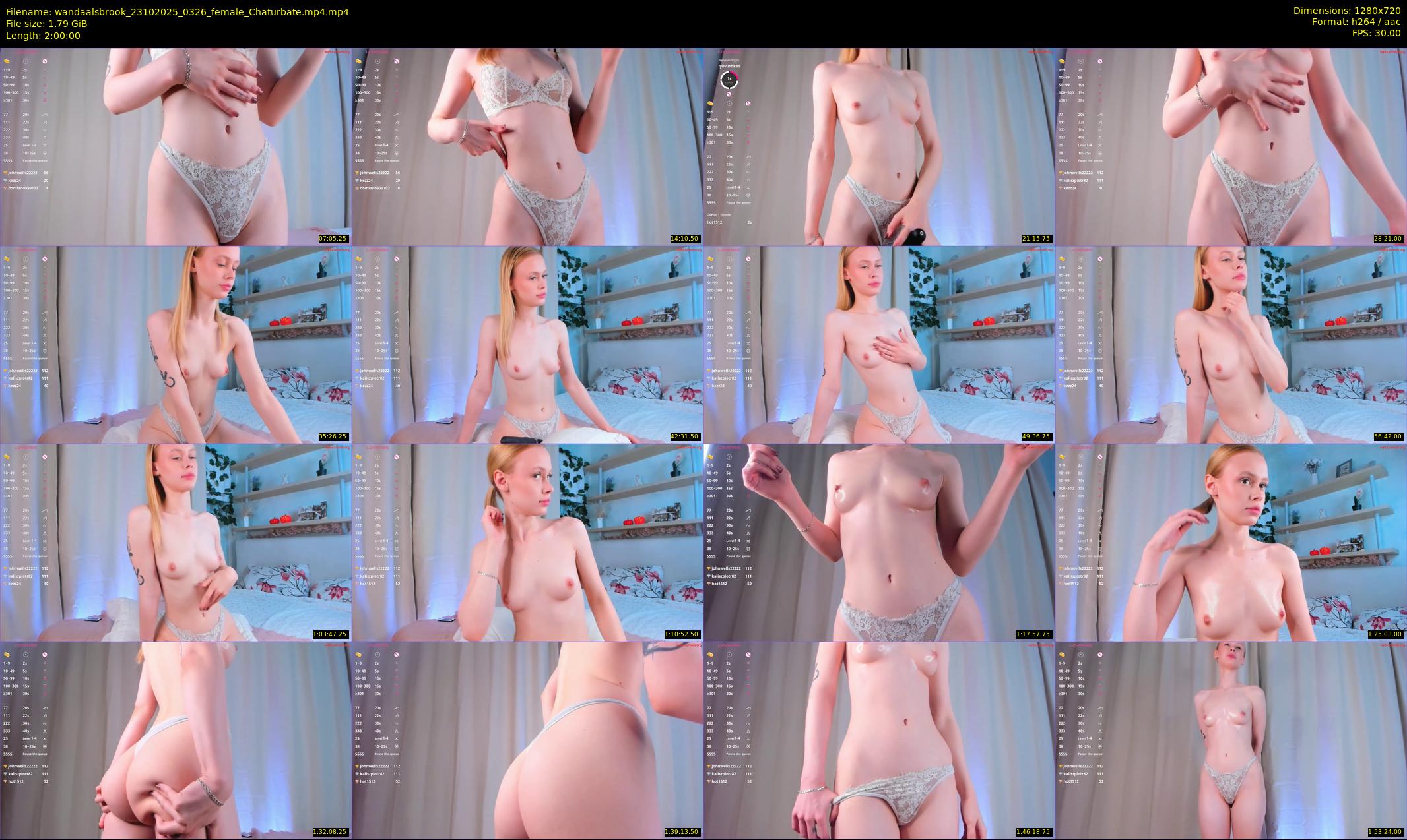 wandaalsbrook — 120 minute Chaturbate female cam show recording, 720p, Oct 23, 2025