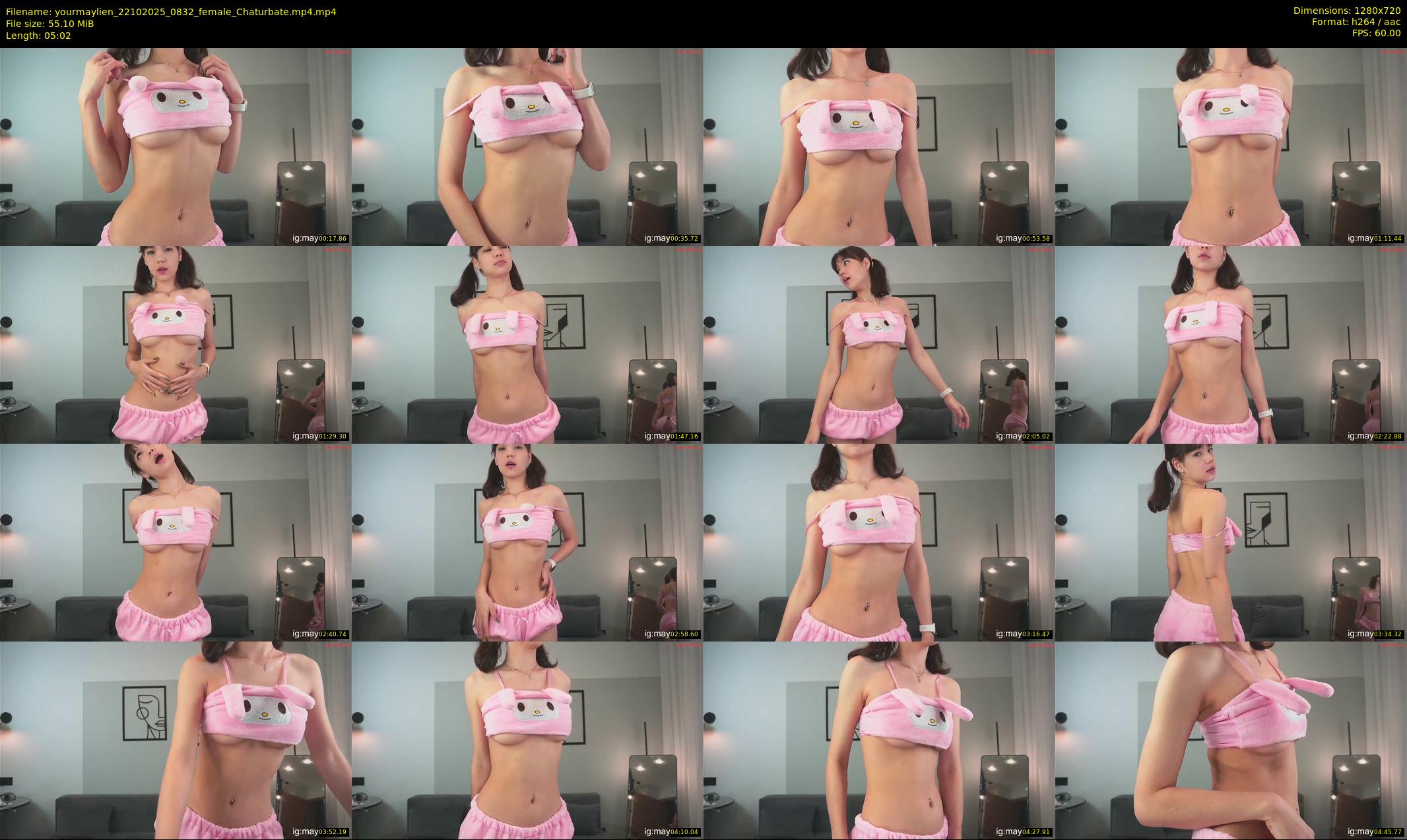 yourmaylien — 6 minute Chaturbate female cam show recording, 720p, Oct 22, 2025