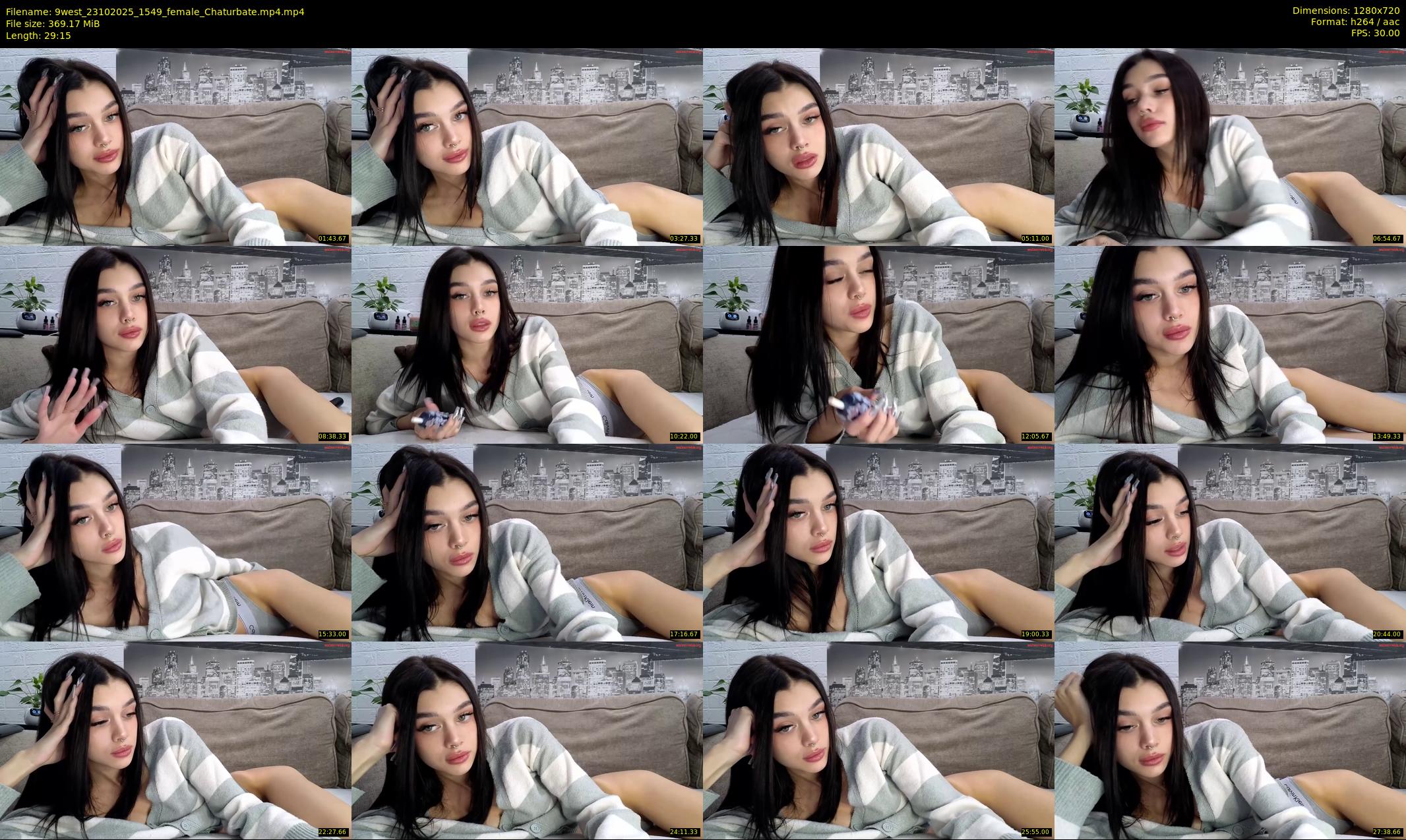 9west — 30 minute Chaturbate female cam show recording, 720p, Oct 23, 2025