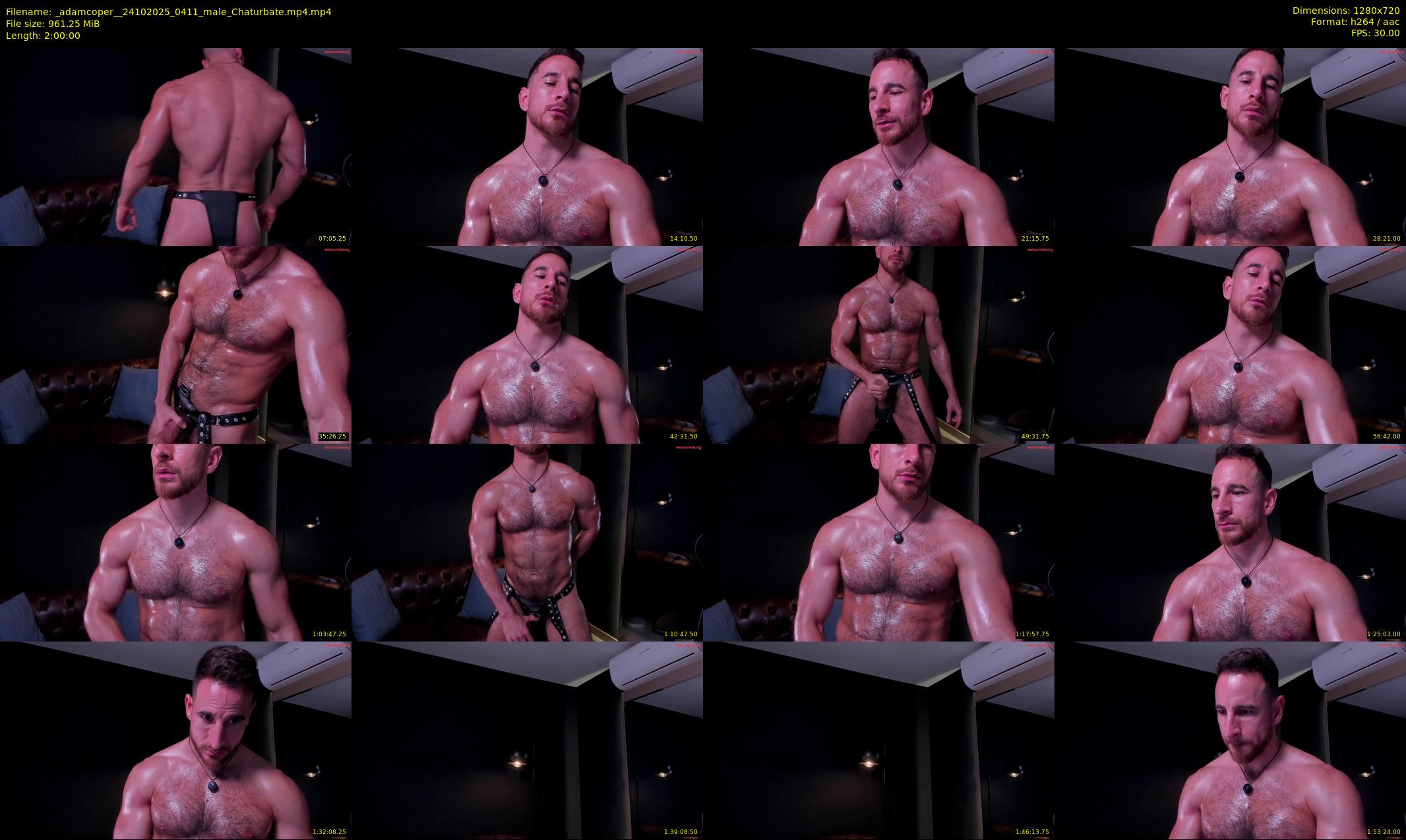 _adamcoper_ — 120 minute Chaturbate male cam show recording, 720p, Oct 24, 2025