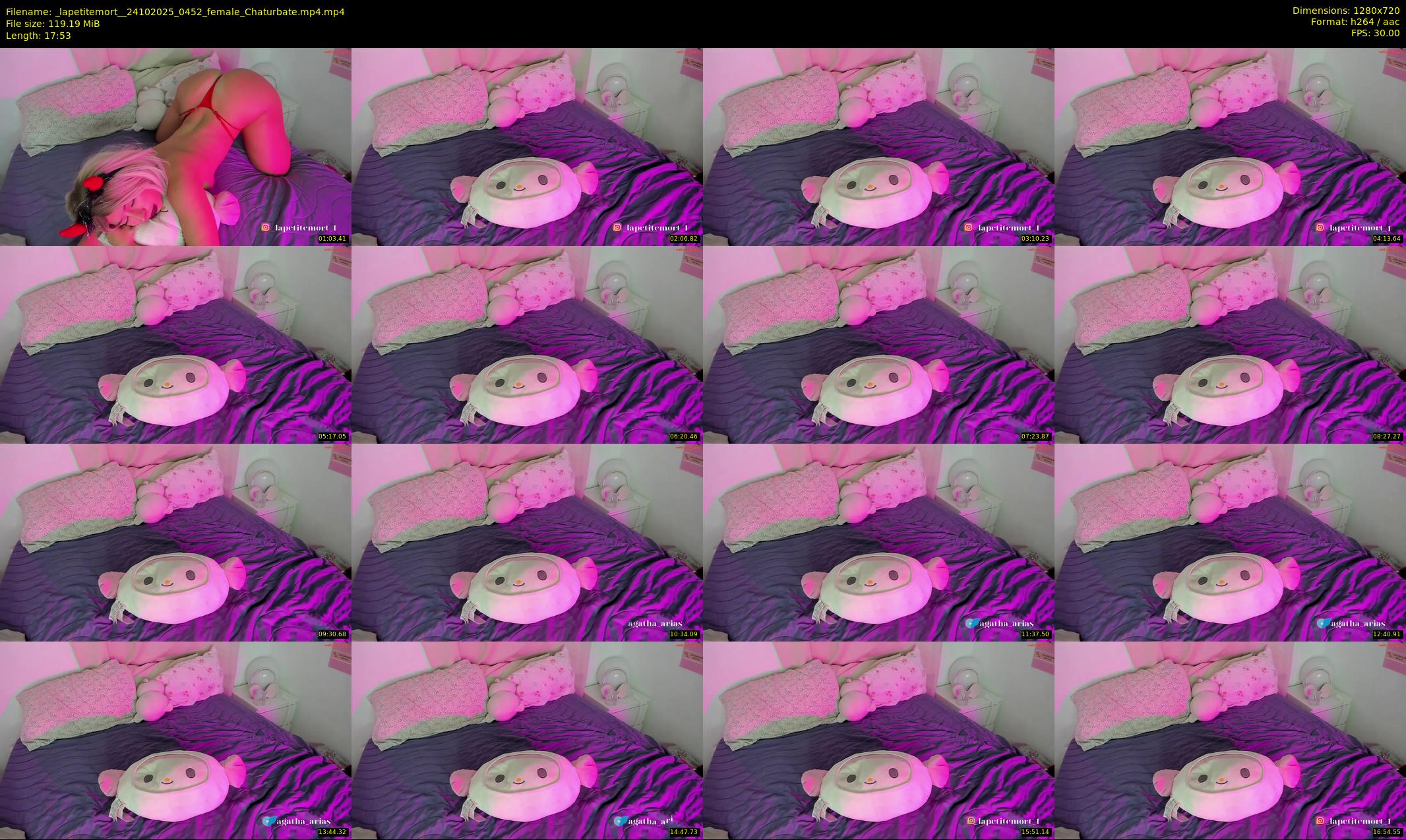 _lapetitemort_ — 18 minute Chaturbate female cam show recording, 720p, Oct 24, 2025