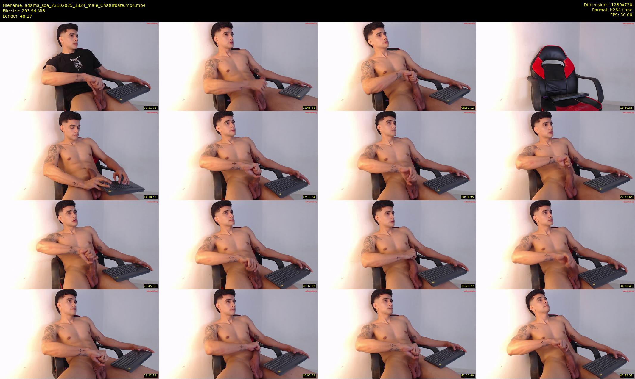 adama_soa — 49 minute Chaturbate male cam show recording, 720p, Oct 23, 2025