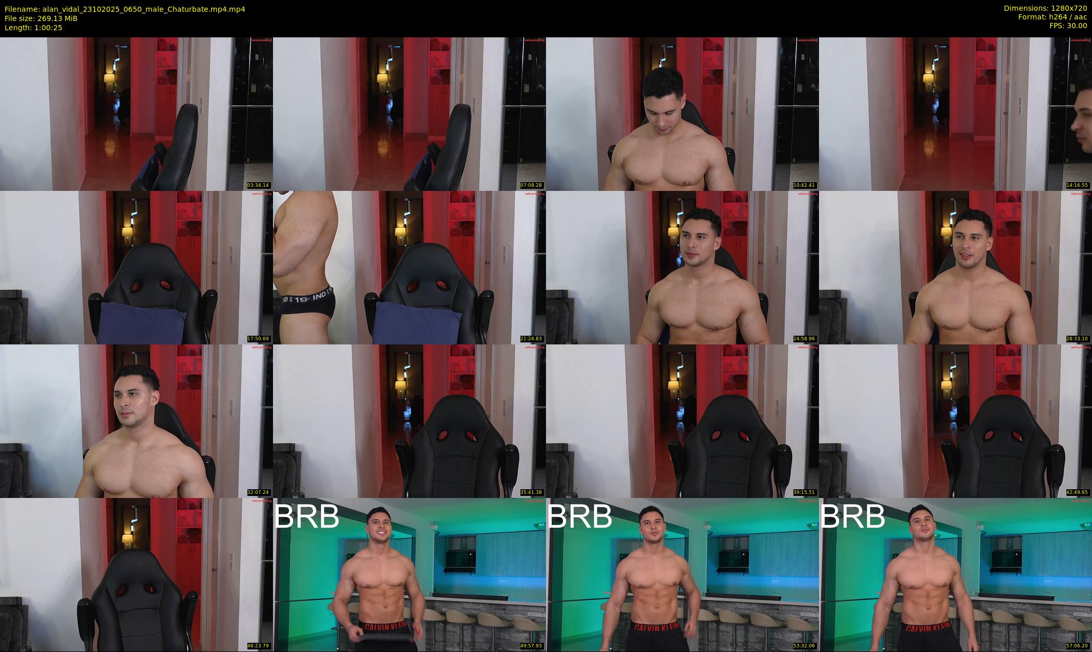 alan_vidal — 61 minute Chaturbate male cam show recording, 720p, Oct 23, 2025