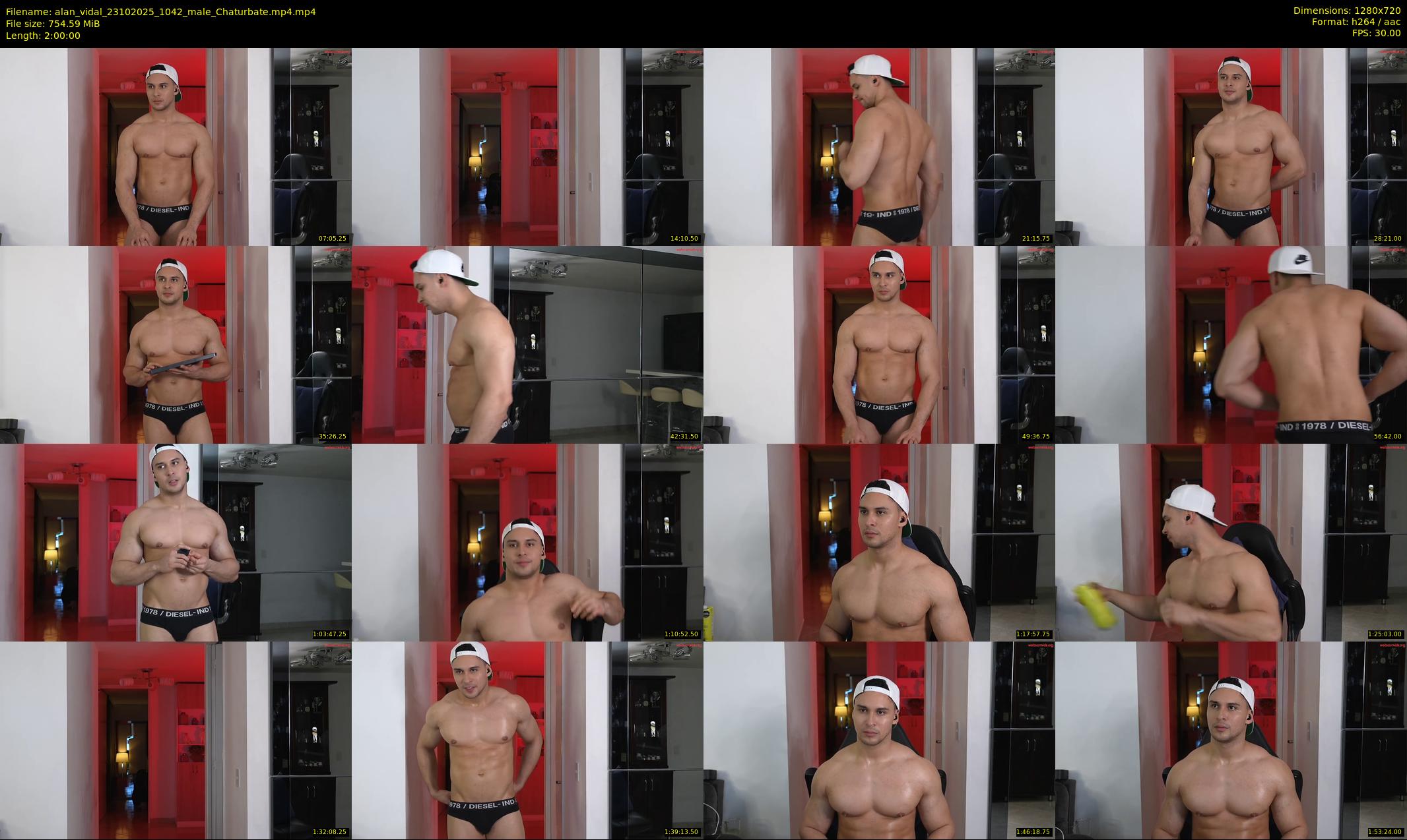alan_vidal — 120 minute Chaturbate male cam show recording, 720p, Oct 23, 2025