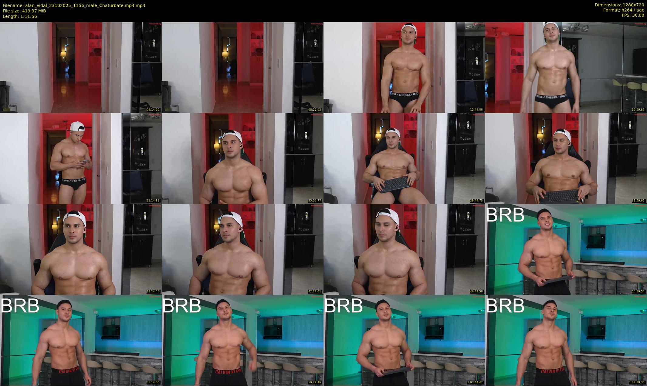 alan_vidal — 72 minute Chaturbate male cam show recording, 720p, Oct 23, 2025