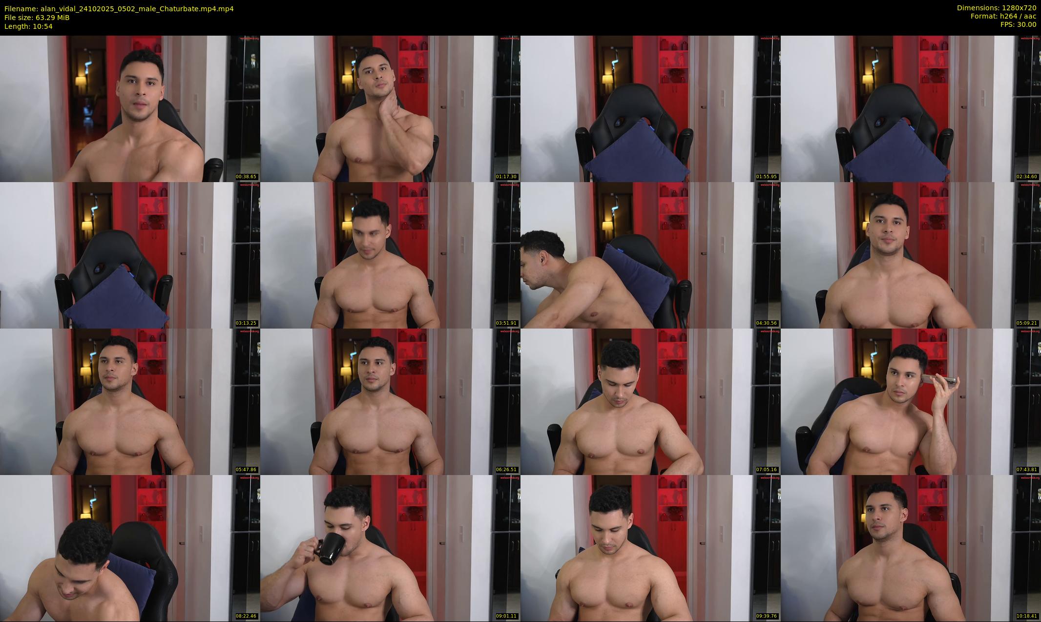 alan_vidal — 11 minute Chaturbate male cam show recording, 720p, Oct 24, 2025