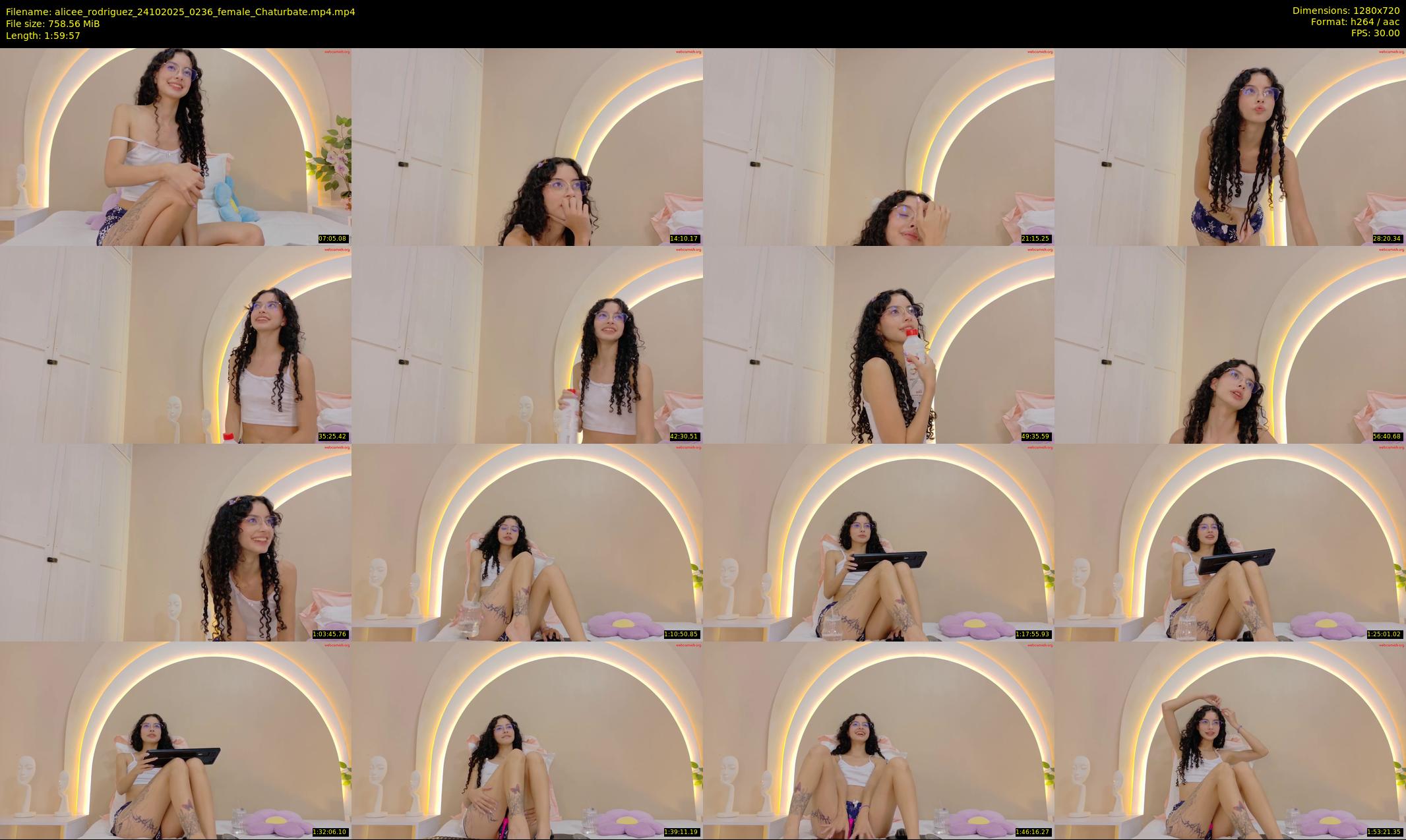 alicee_rodriguez — 120 minute Chaturbate female cam show recording, 720p, Oct 24, 2025