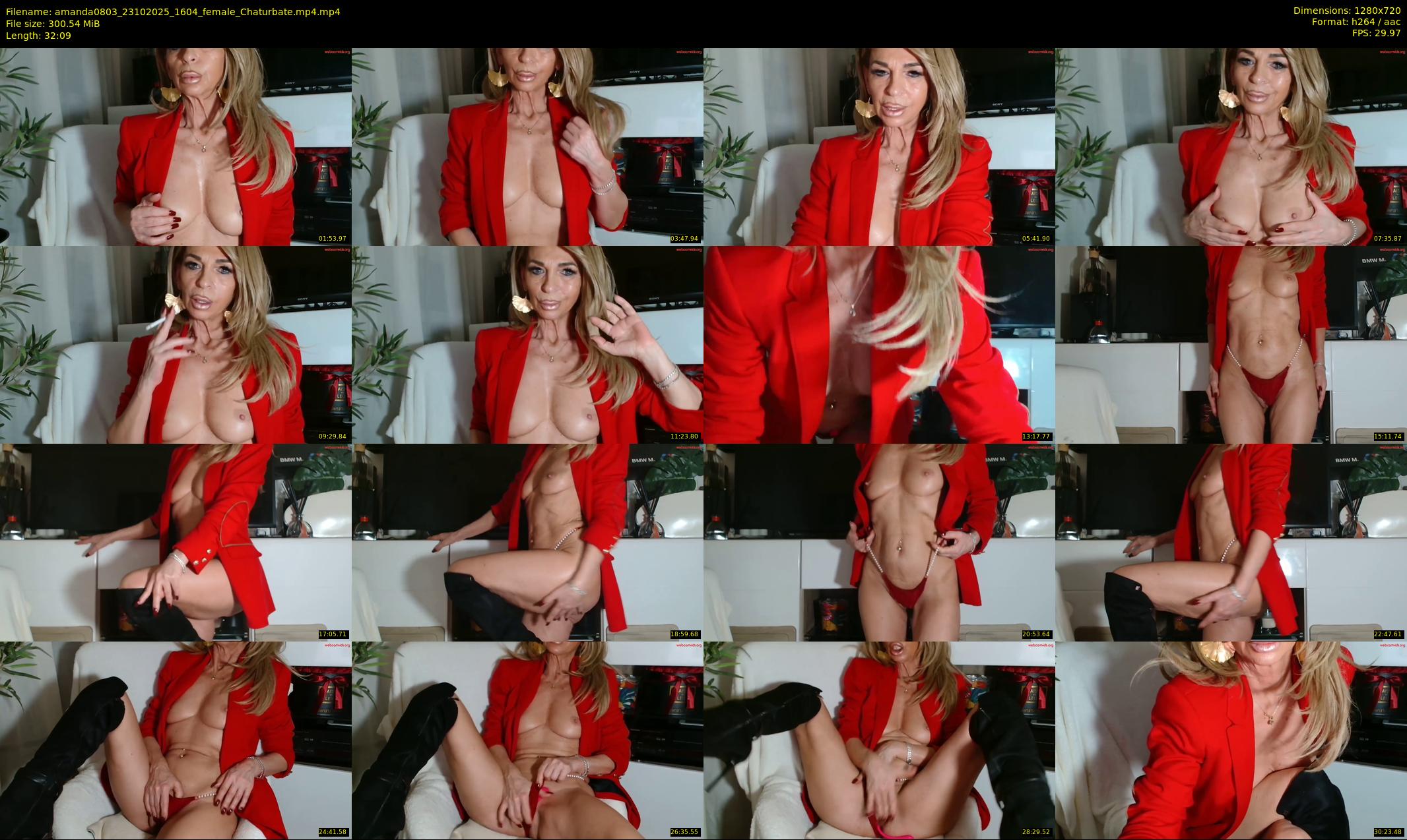 amanda0803 — 33 minute Chaturbate female cam show recording, 720p, Oct 23, 2025
