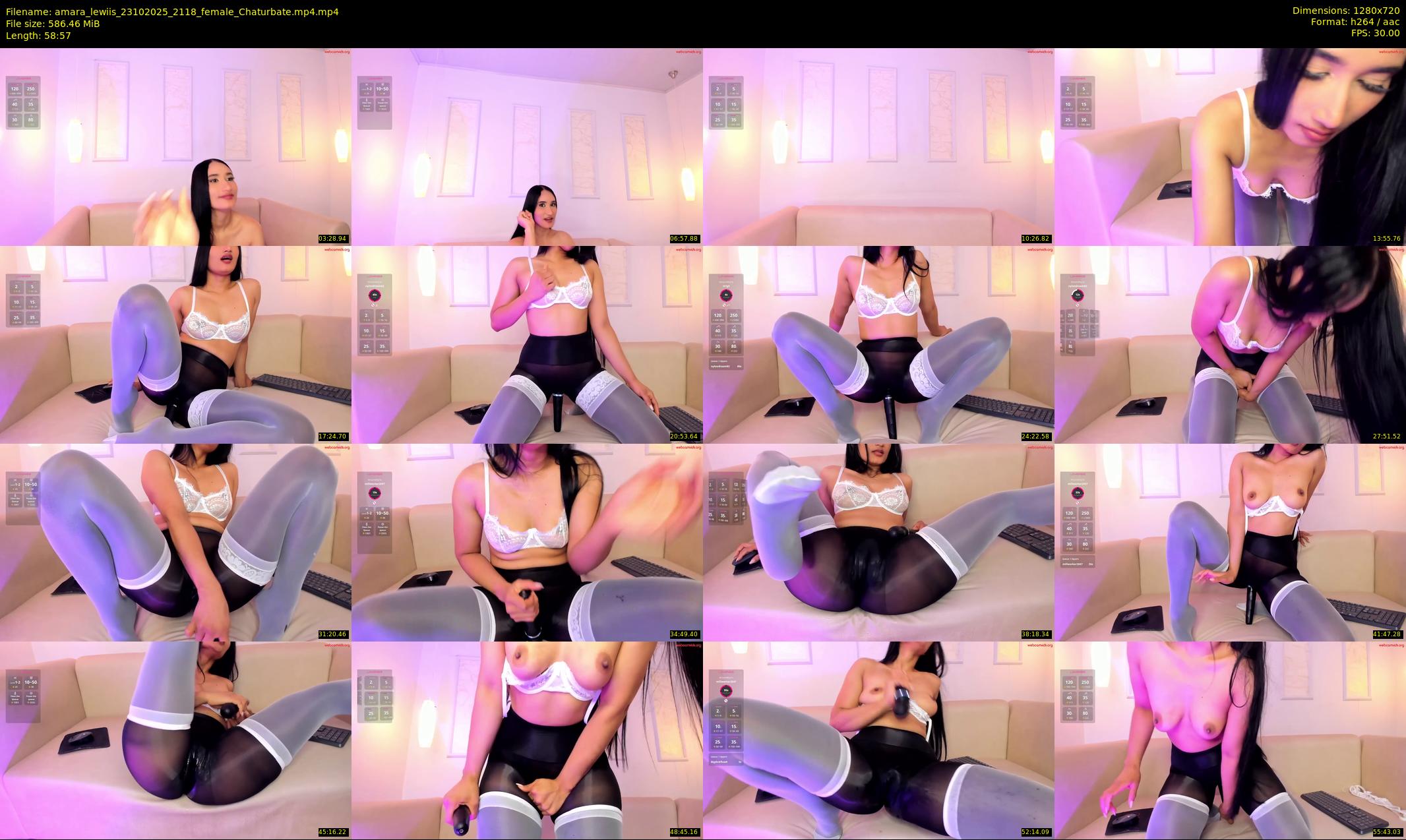amara_lewiis — 59 minute Chaturbate female cam show recording, 720p, Oct 23, 2025