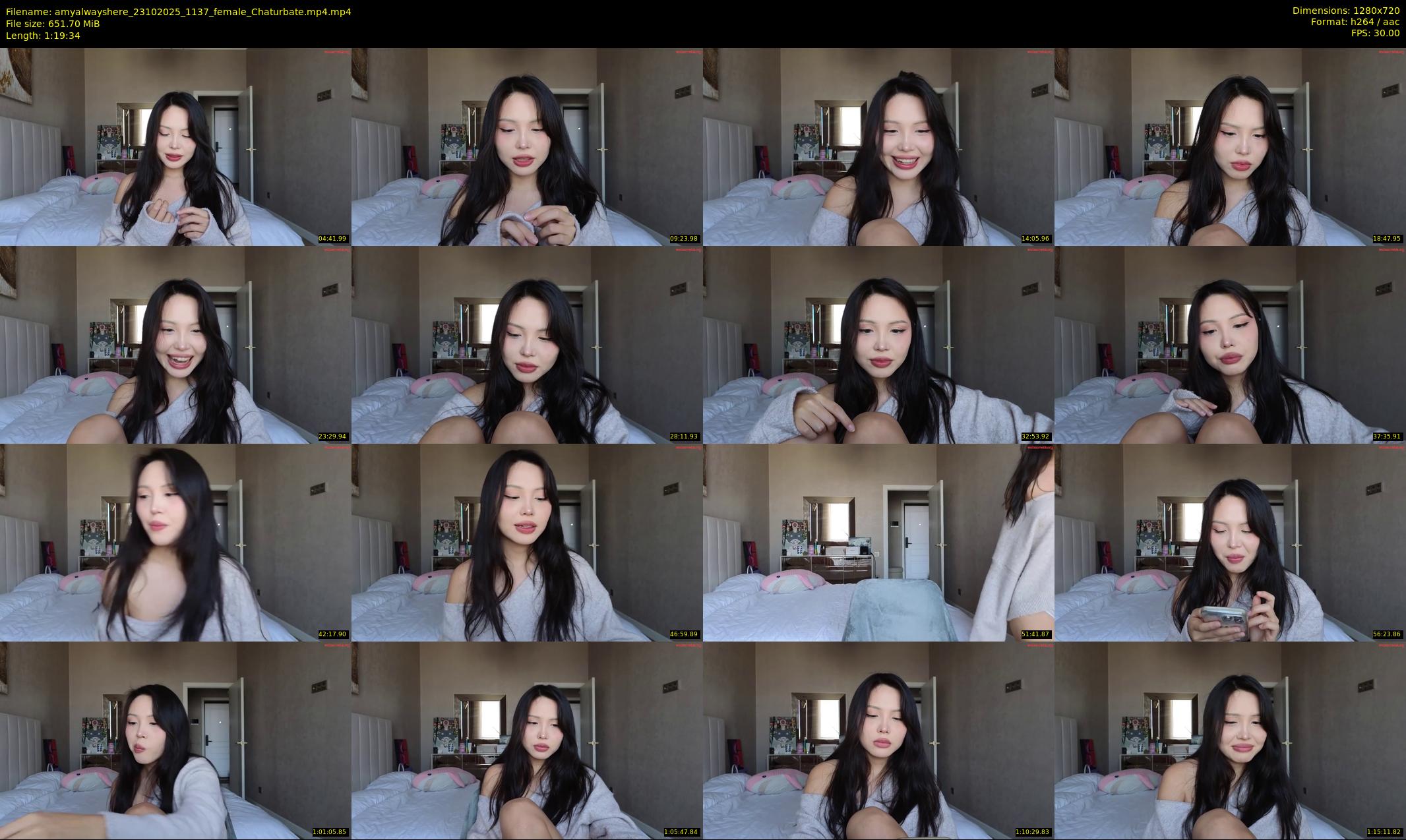 amyalwayshere — 80 minute Chaturbate female cam show recording, 720p, Oct 23, 2025