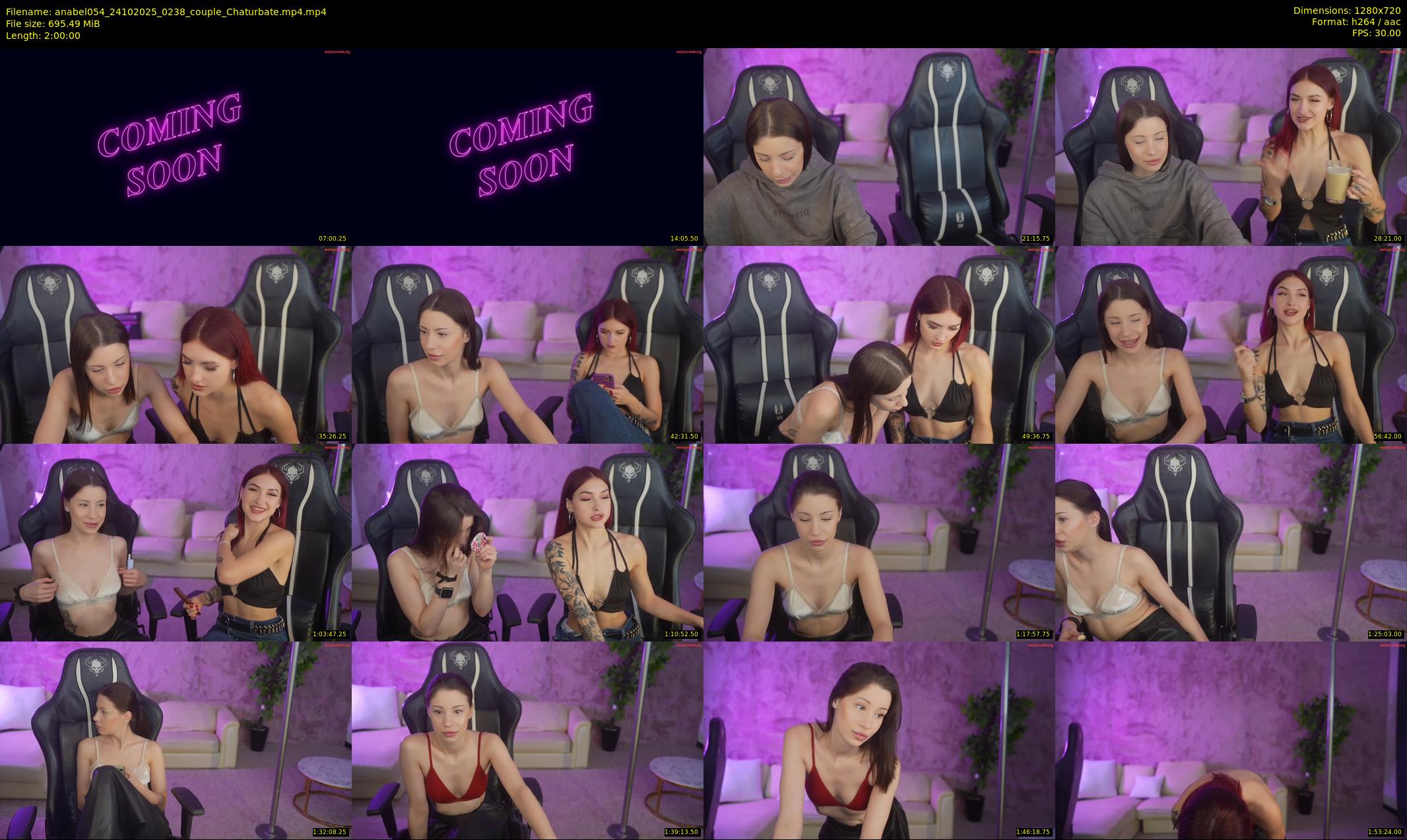 anabel054 — 120 minute Chaturbate female cam show recording, 720p, Oct 24, 2025