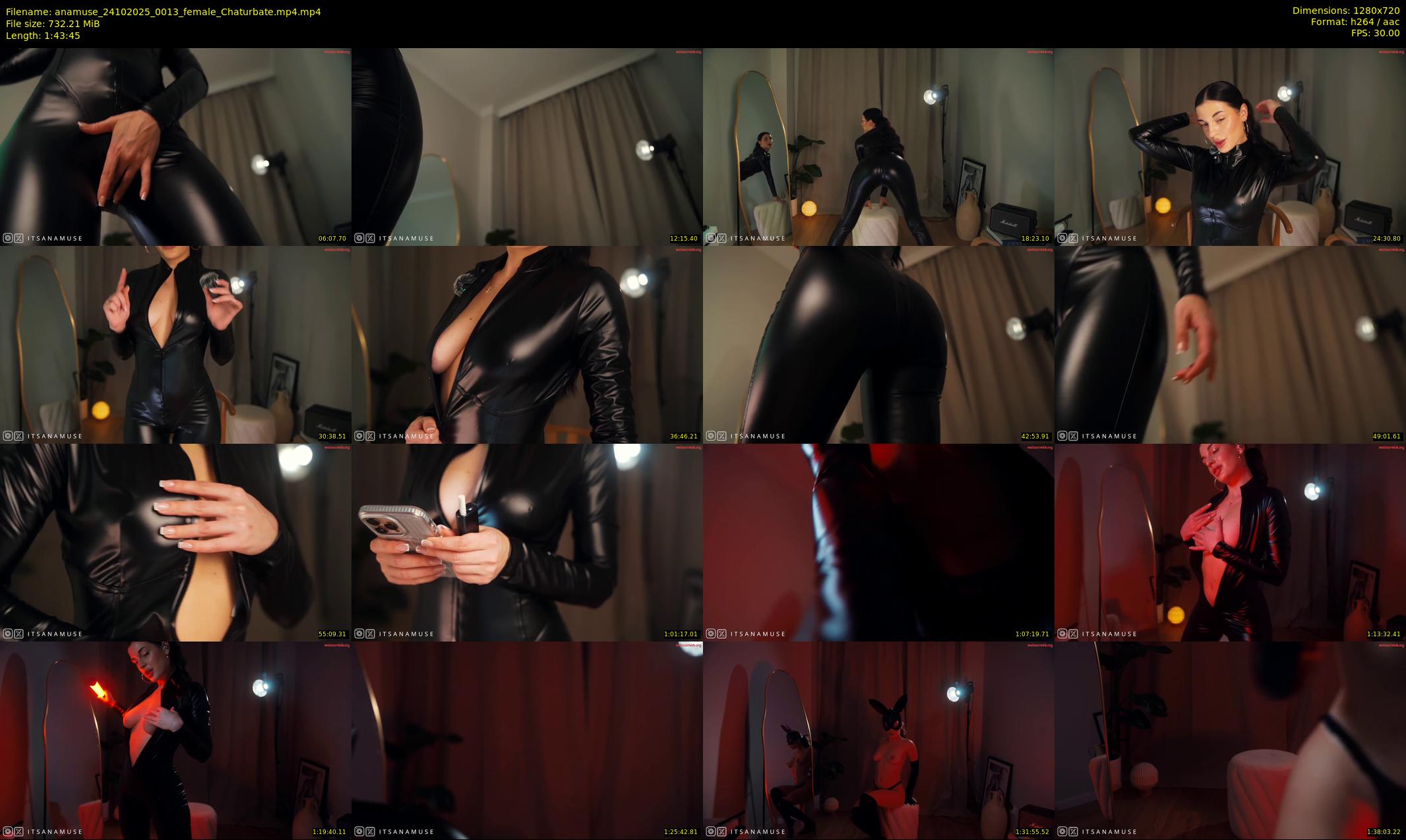 anamuse — 104 minute Chaturbate female cam show recording, 720p, Oct 24, 2025