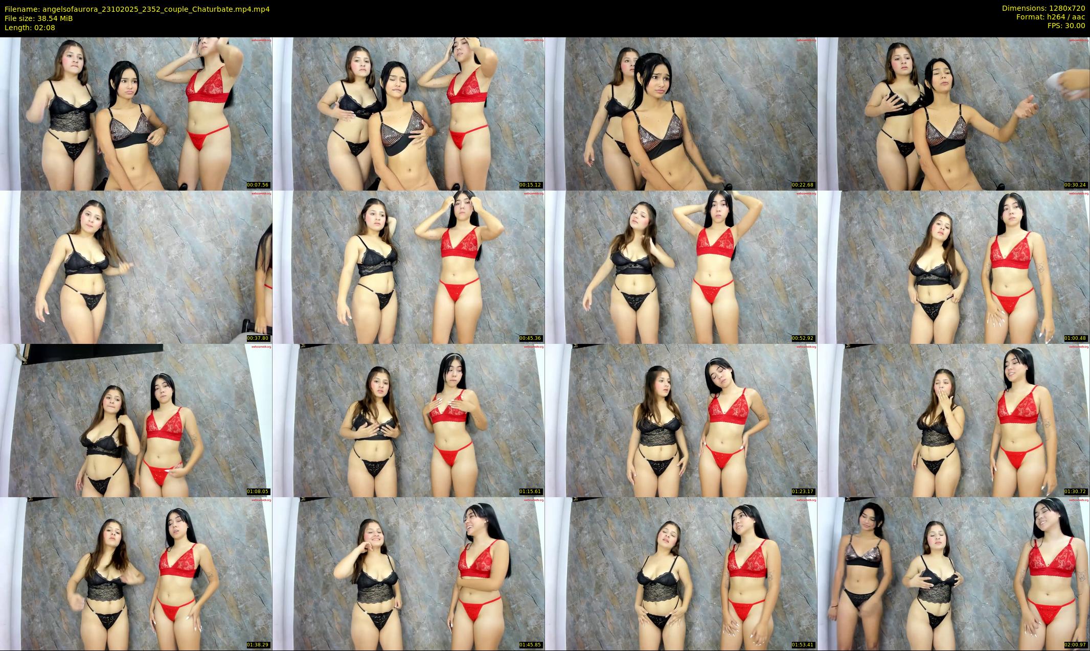 angelsofaurora — 3 minute Chaturbate couple cam show recording, 720p, Oct 23, 2025