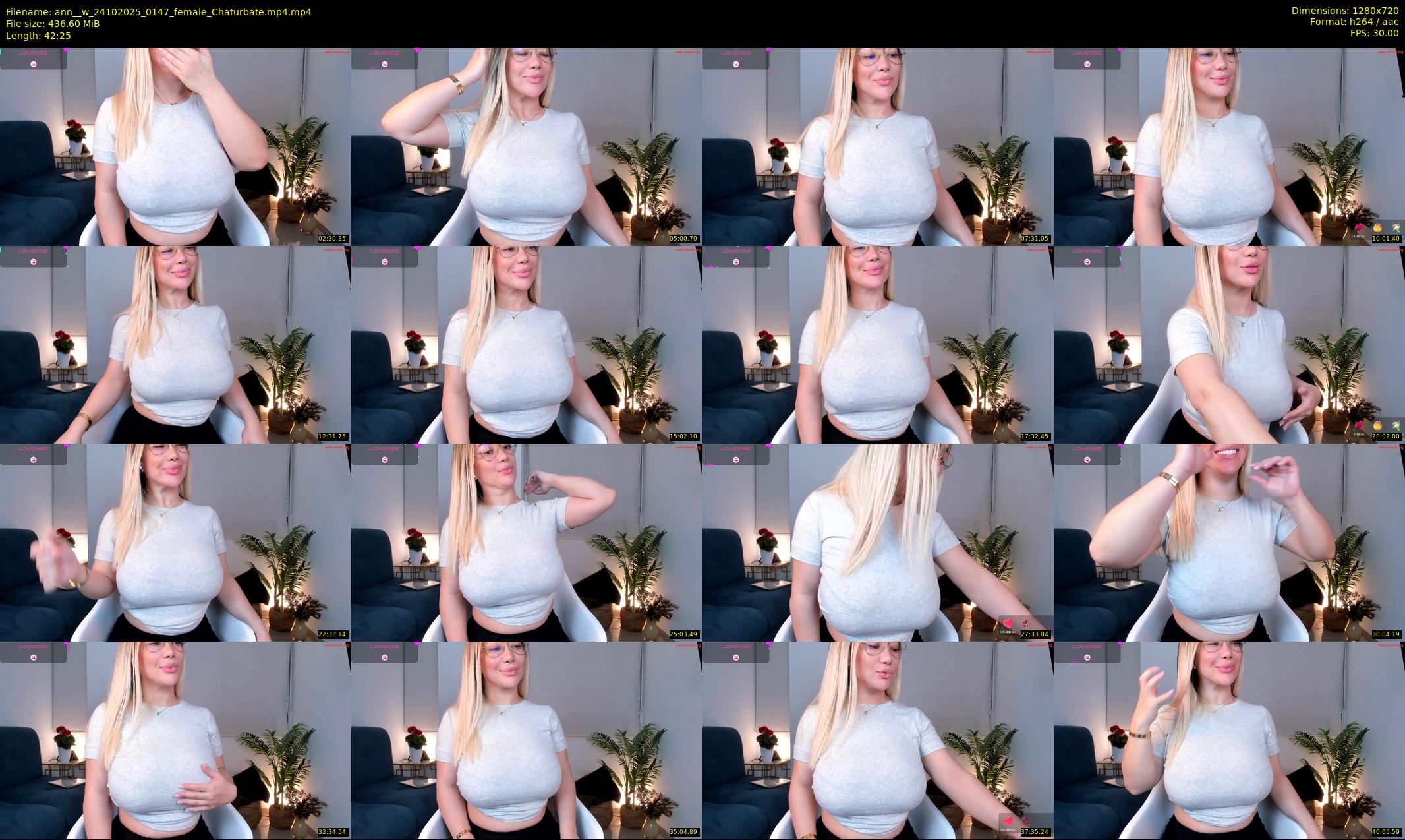ann__w — 43 minute Chaturbate female cam show recording, 720p, Oct 24, 2025