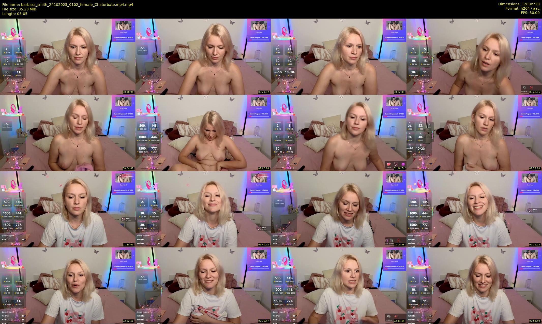 barbara_smith — 4 minute Chaturbate female cam show recording, 720p, Oct 24, 2025