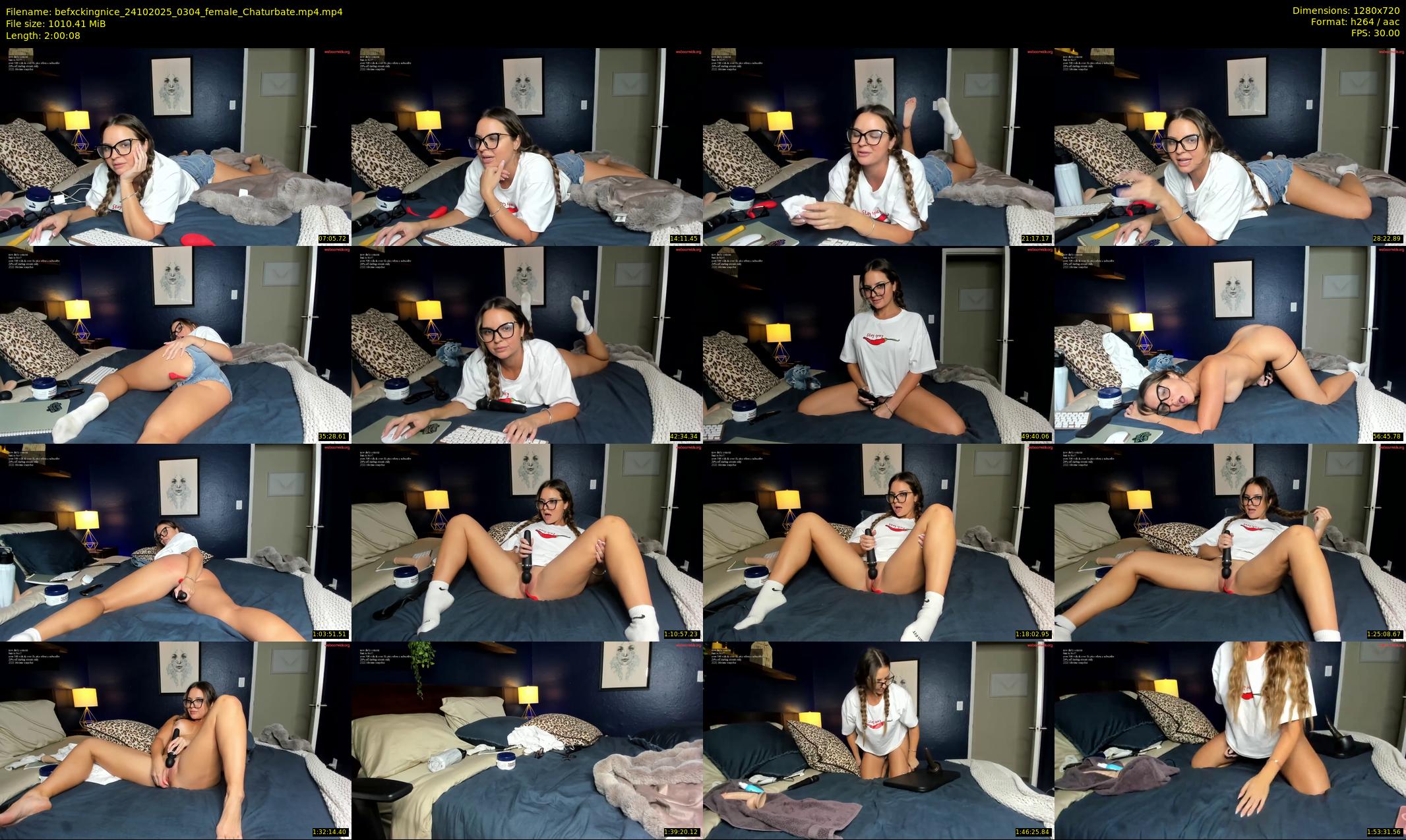 befxckingnice — 121 minute Chaturbate female cam show recording, 720p, Oct 24, 2025