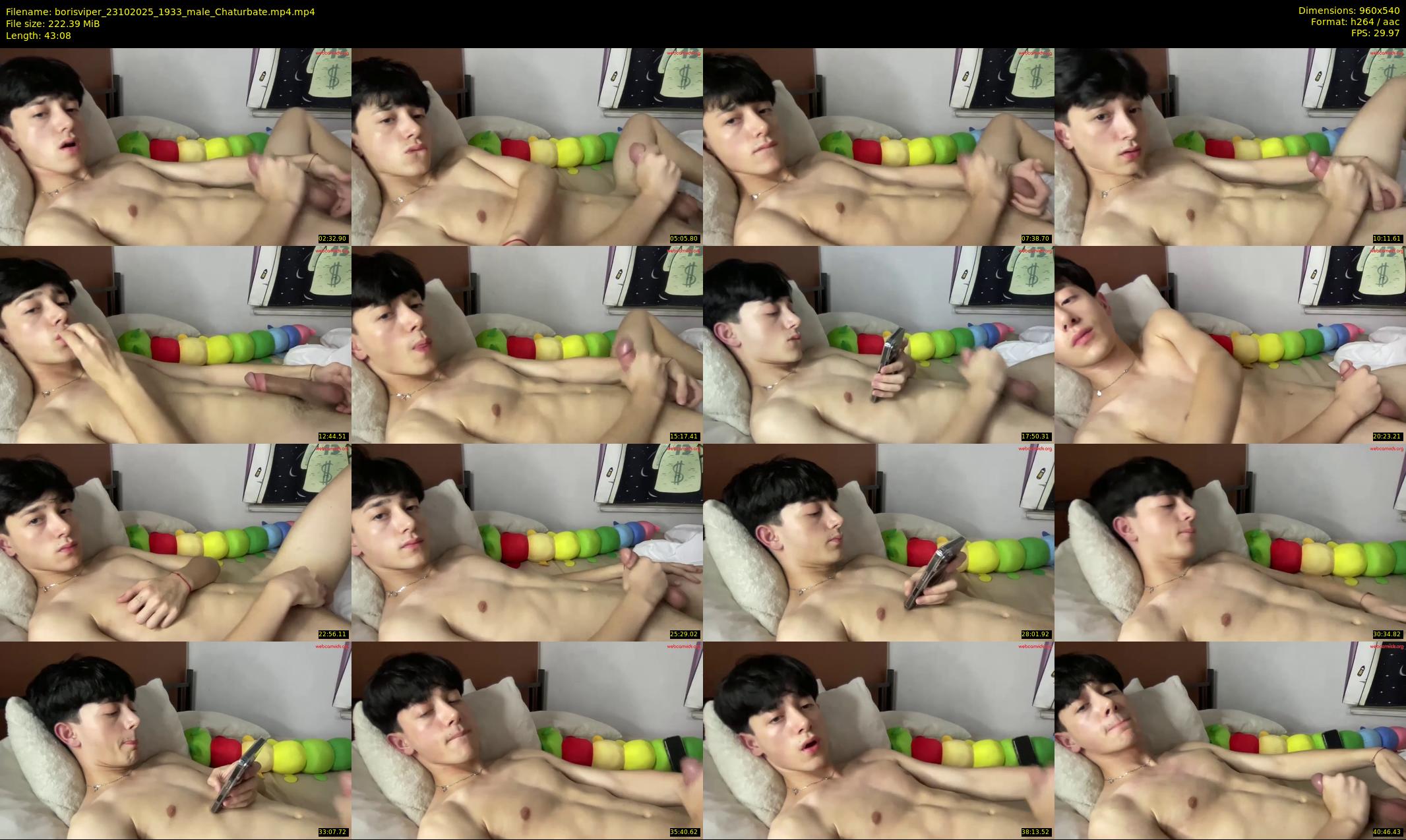 borisviper — 44 minute Chaturbate male cam show recording, 480p, Oct 23, 2025