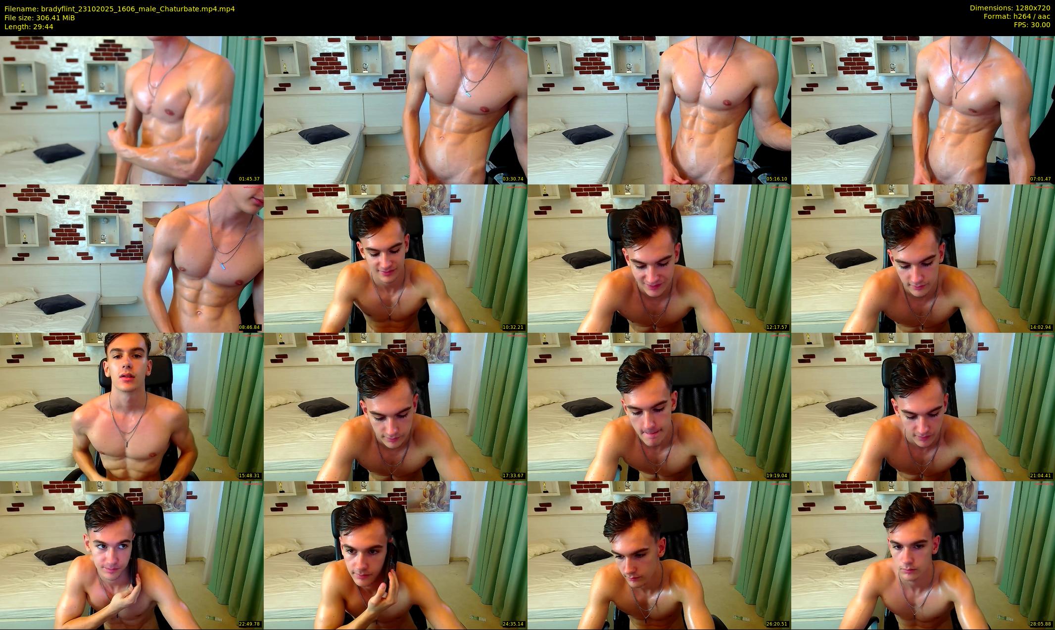 bradyflint — 30 minute Chaturbate male cam show recording, 720p, Oct 23, 2025