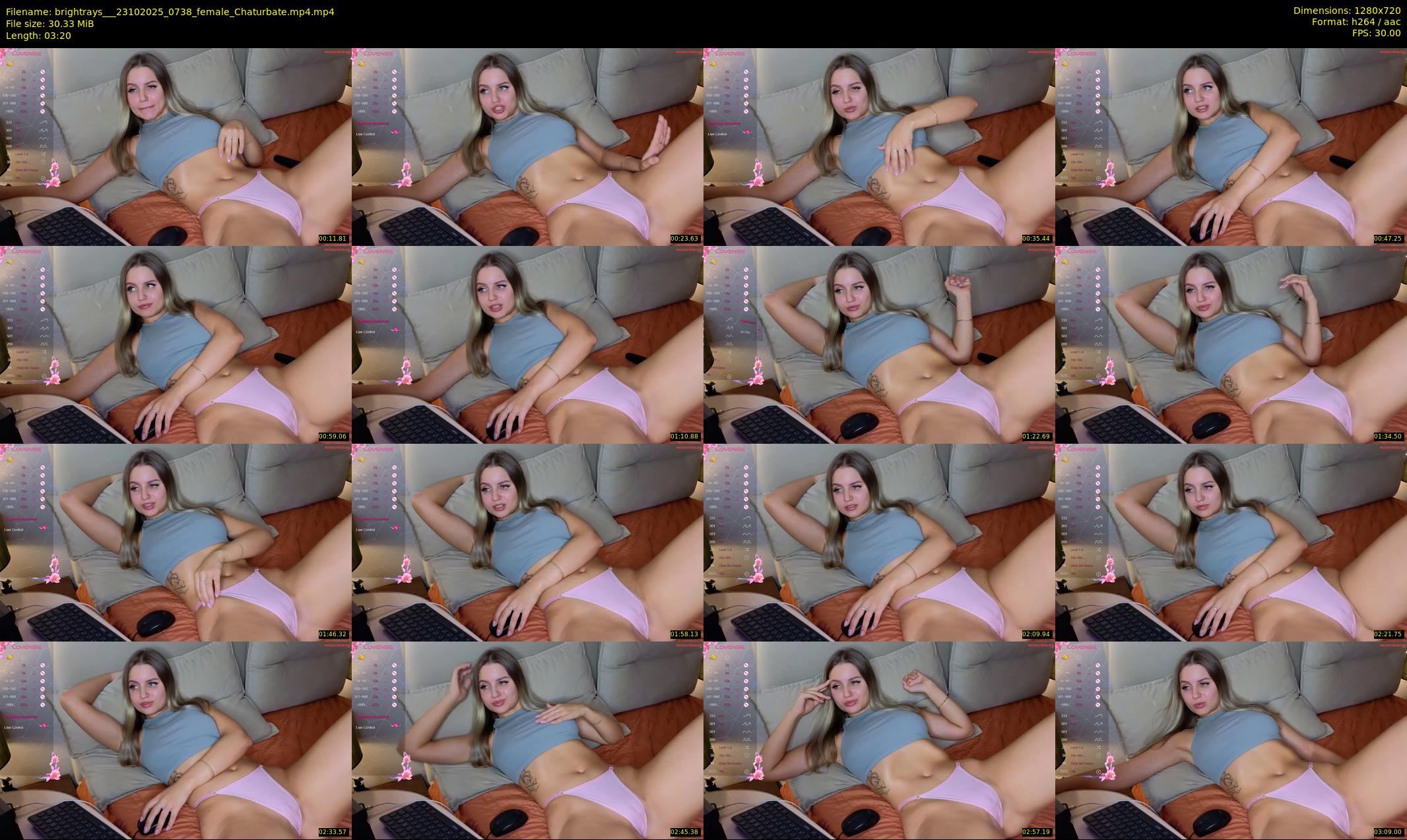 brightrays__ — 4 minute Chaturbate female cam show recording, 720p, Oct 23, 2025