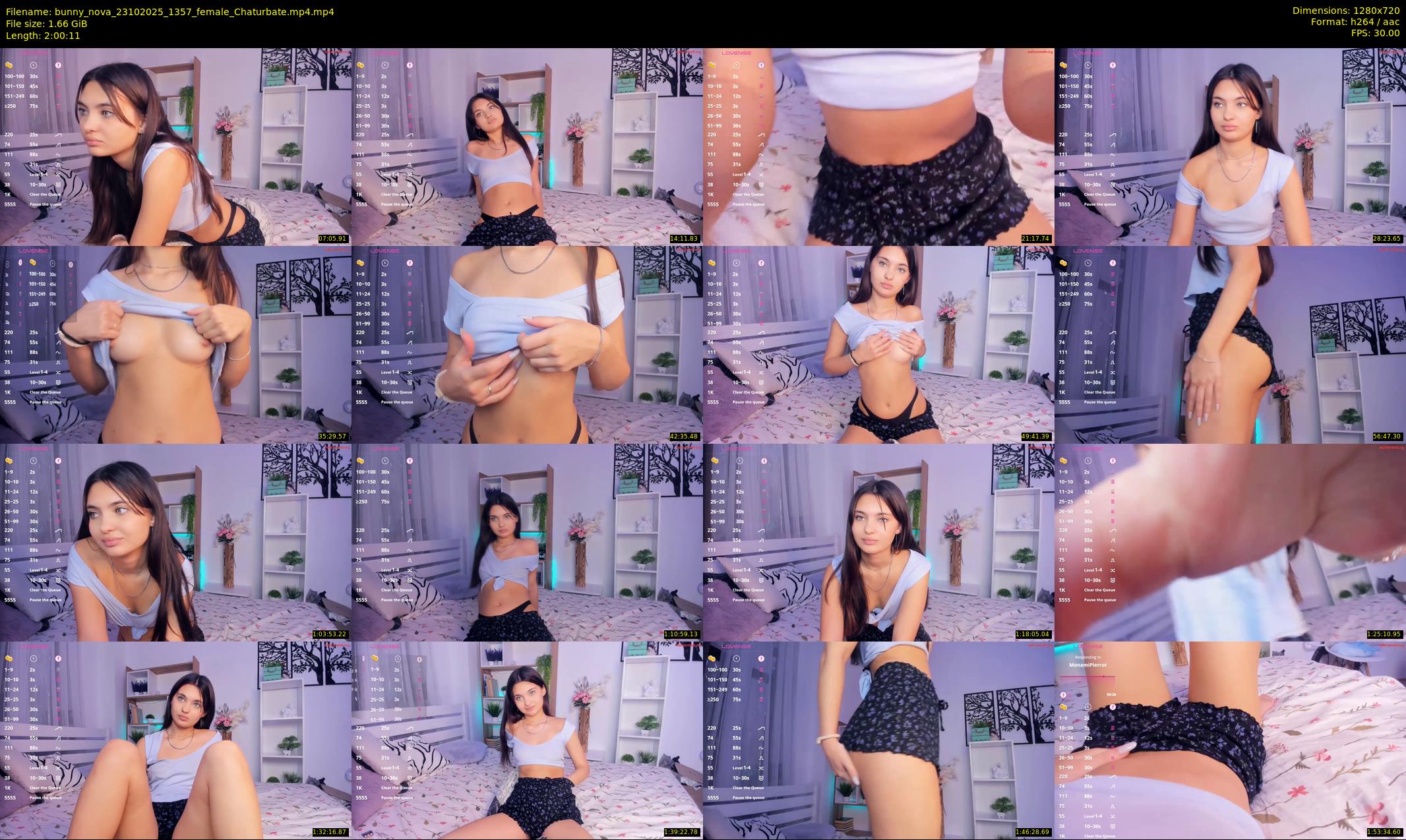 bunny_nova — 121 minute Chaturbate female cam show recording, 720p, Oct 23, 2025