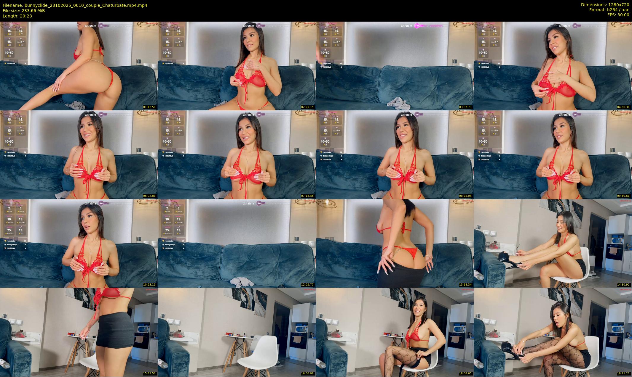 bunnyclide — 21 minute Chaturbate couple cam show recording, 720p, Oct 23, 2025
