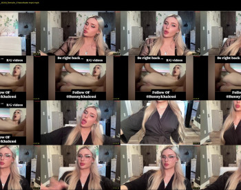 bunnykhalessi — 45 minute Chaturbate female cam show recording, 720p, Oct 24, 2025