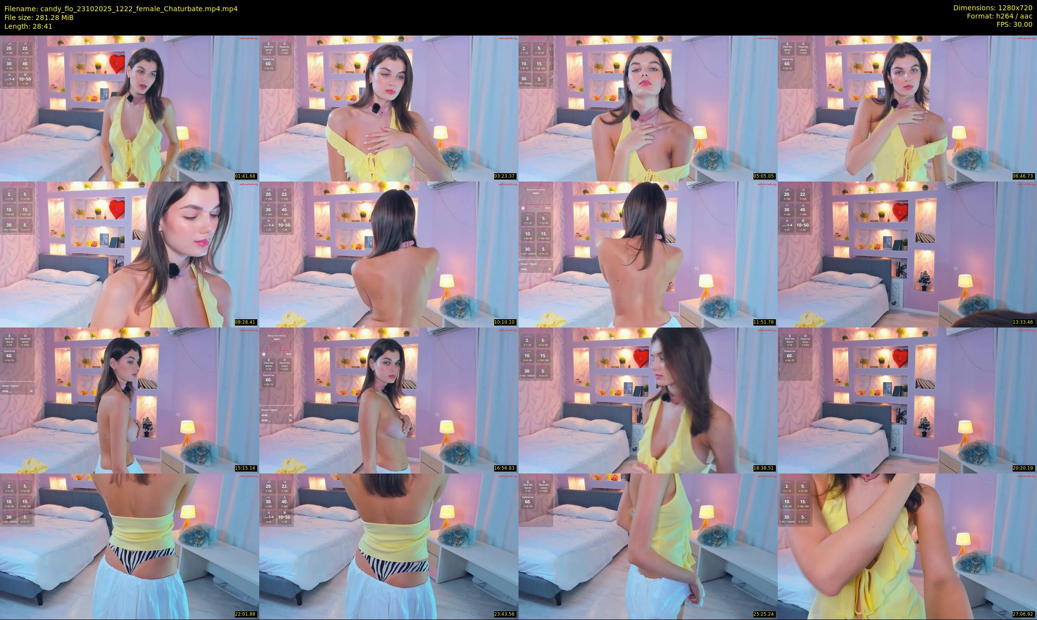 candy_flo — 29 minute Chaturbate female cam show recording, 720p, Oct 23, 2025