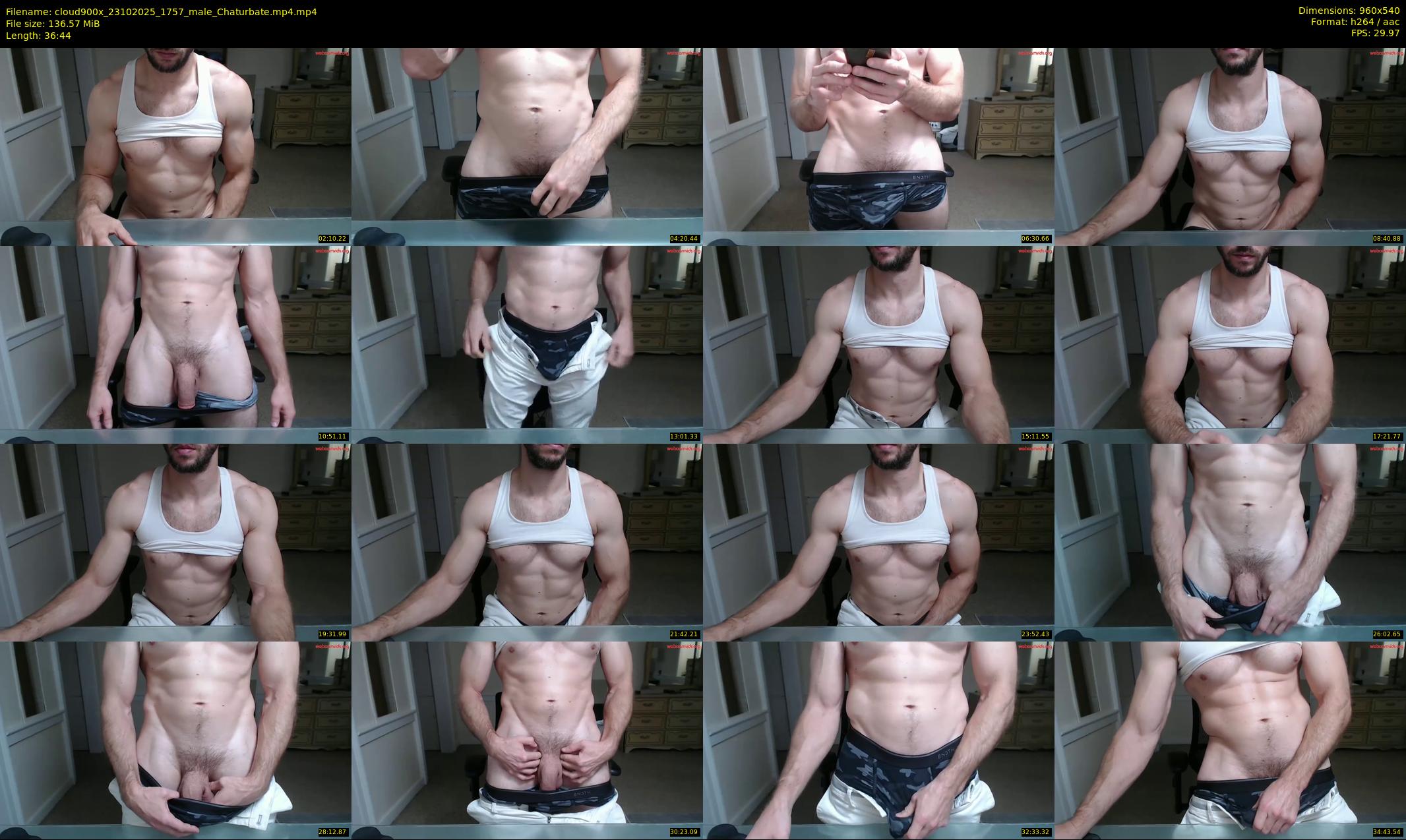 cloud900x — 37 minute Chaturbate male cam show recording, 480p, Oct 23, 2025