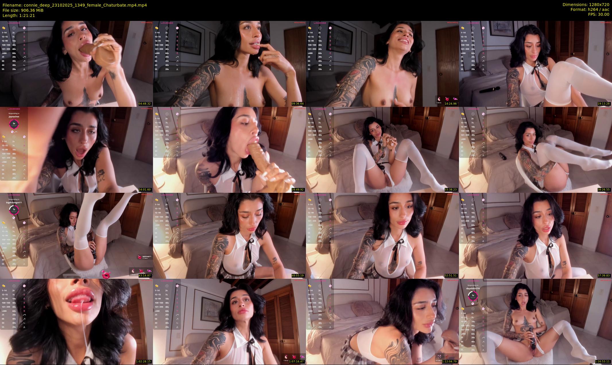 connie_deep — 82 minute Chaturbate female cam show recording, 720p, Oct 23, 2025