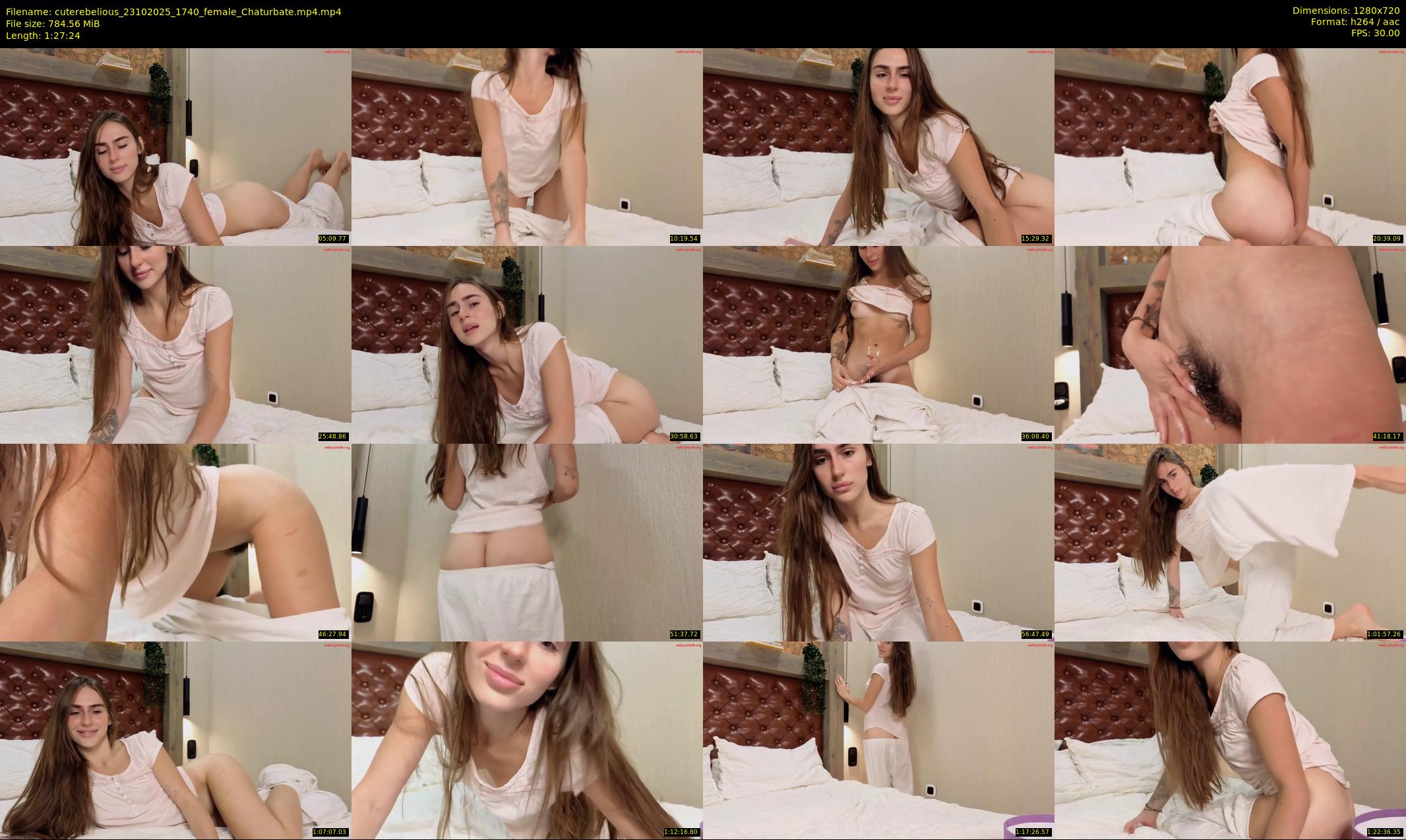cuterebelious — 88 minute Chaturbate female cam show recording, 720p, Oct 23, 2025