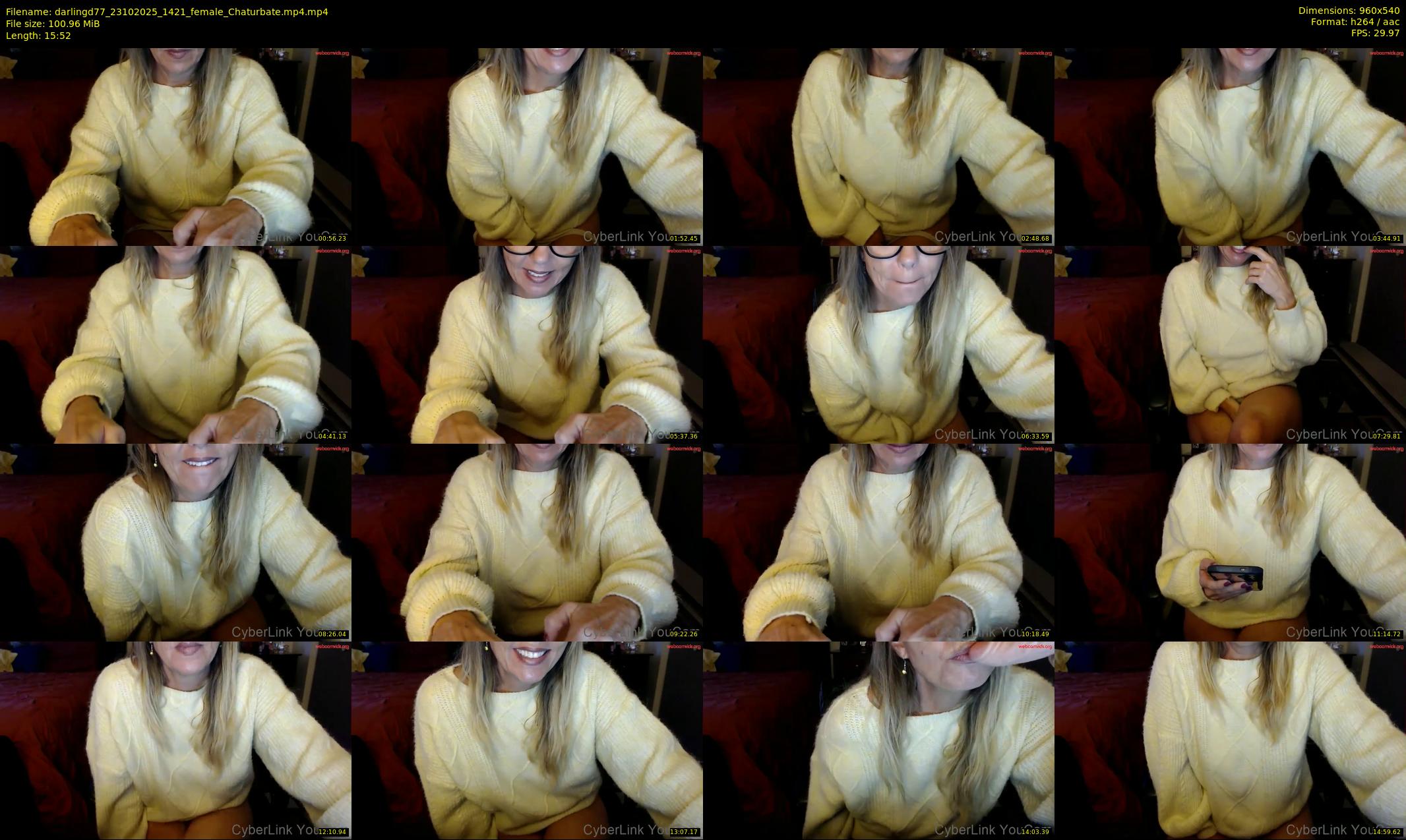 darlingd77 — 16 minute Chaturbate female cam show recording, 480p, Oct 23, 2025
