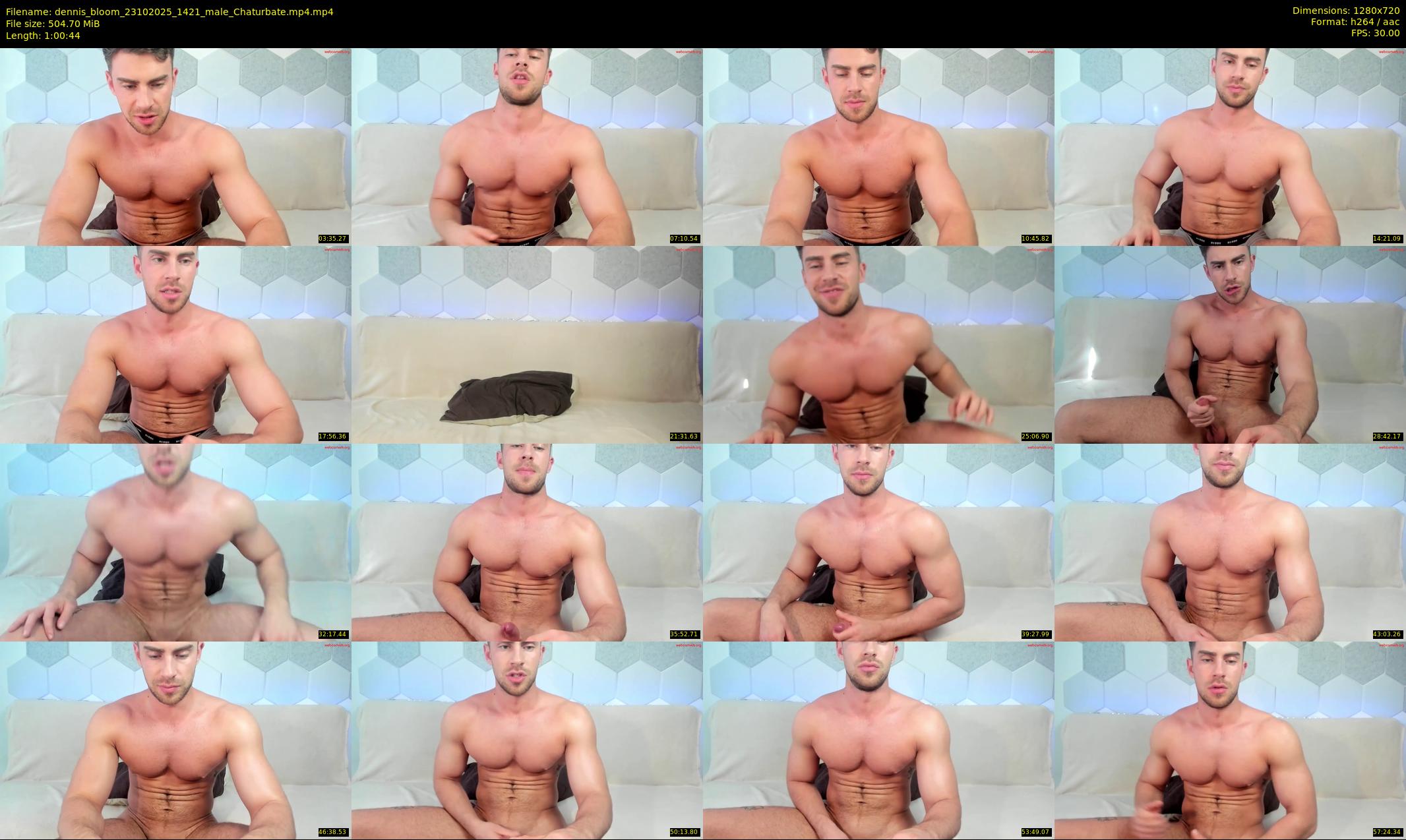 dennis_bloom — 61 minute Chaturbate male cam show recording, 720p, Oct 23, 2025