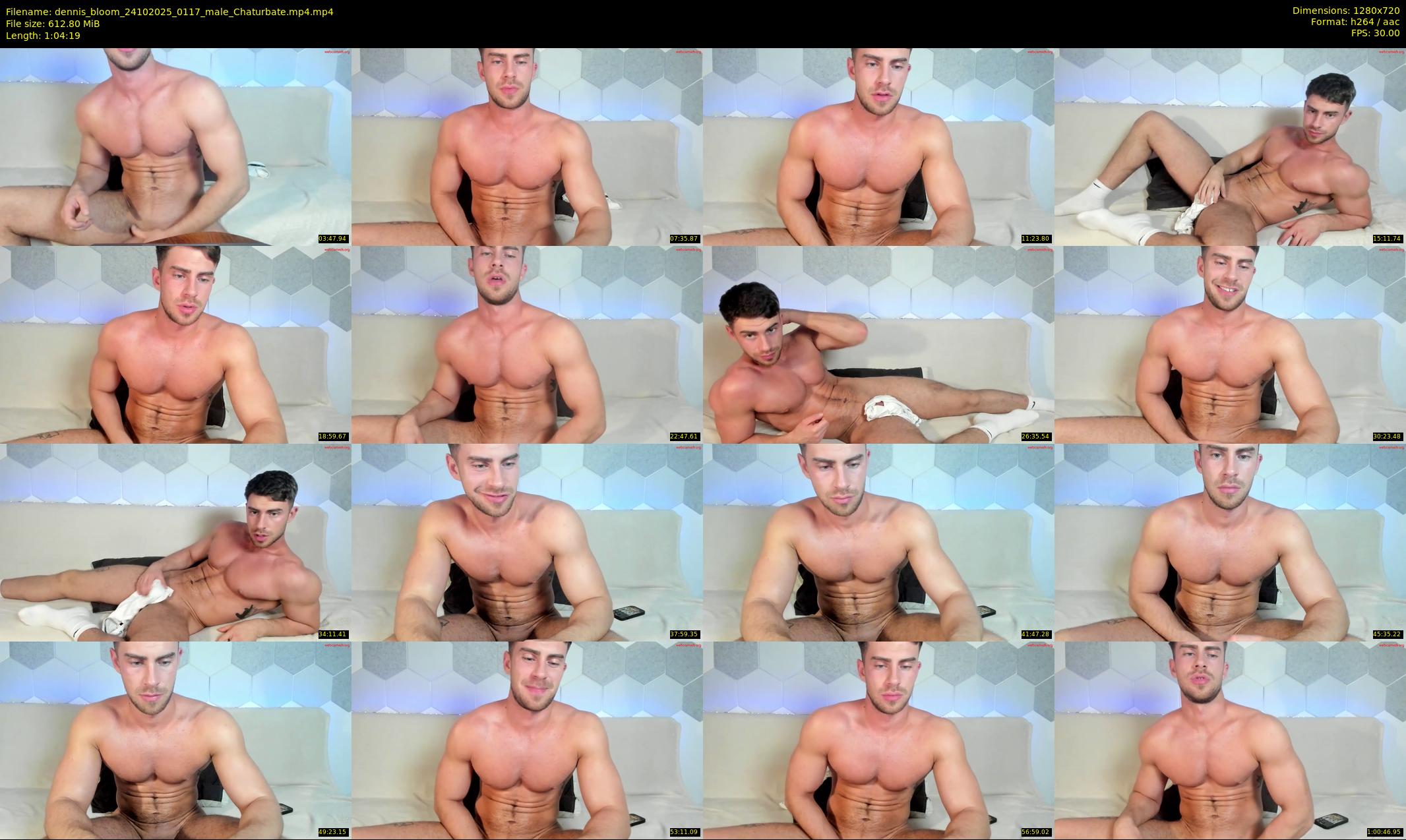 dennis_bloom — 65 minute Chaturbate male cam show recording, 720p, Oct 24, 2025