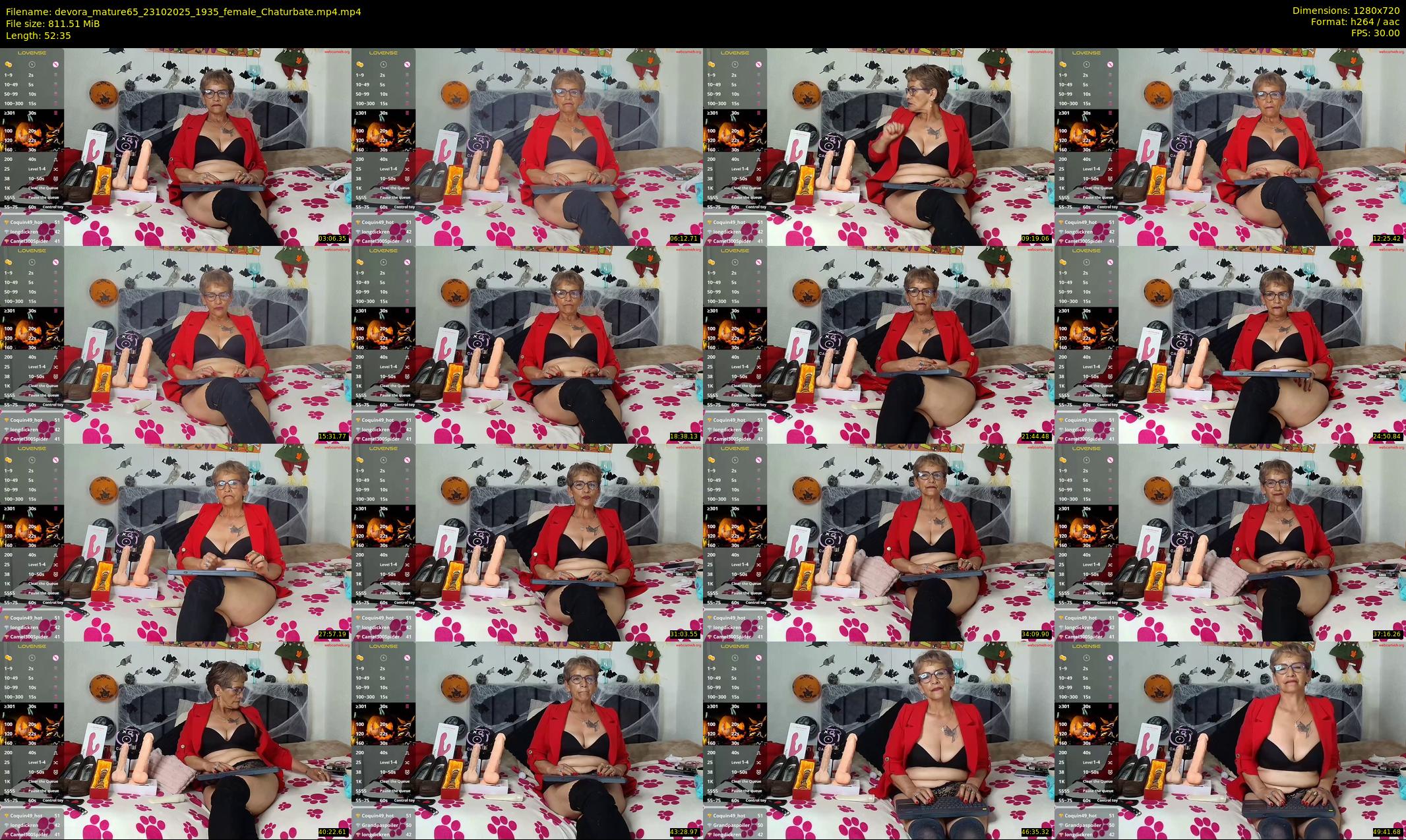 devora_mature65 — 53 minute Chaturbate female cam show recording, 720p, Oct 23, 2025