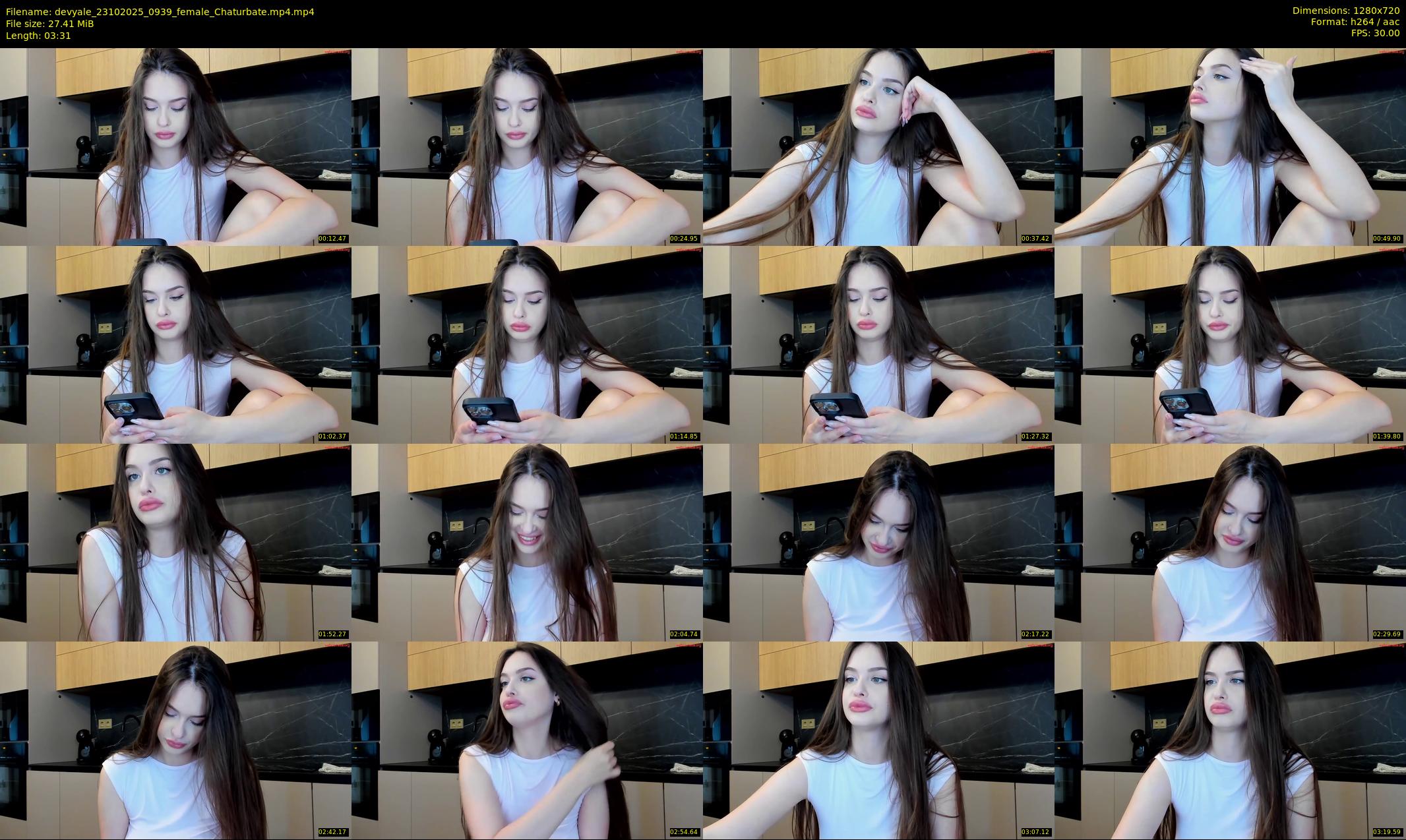 devyale — 4 minute Chaturbate female cam show recording, 720p, Oct 23, 2025