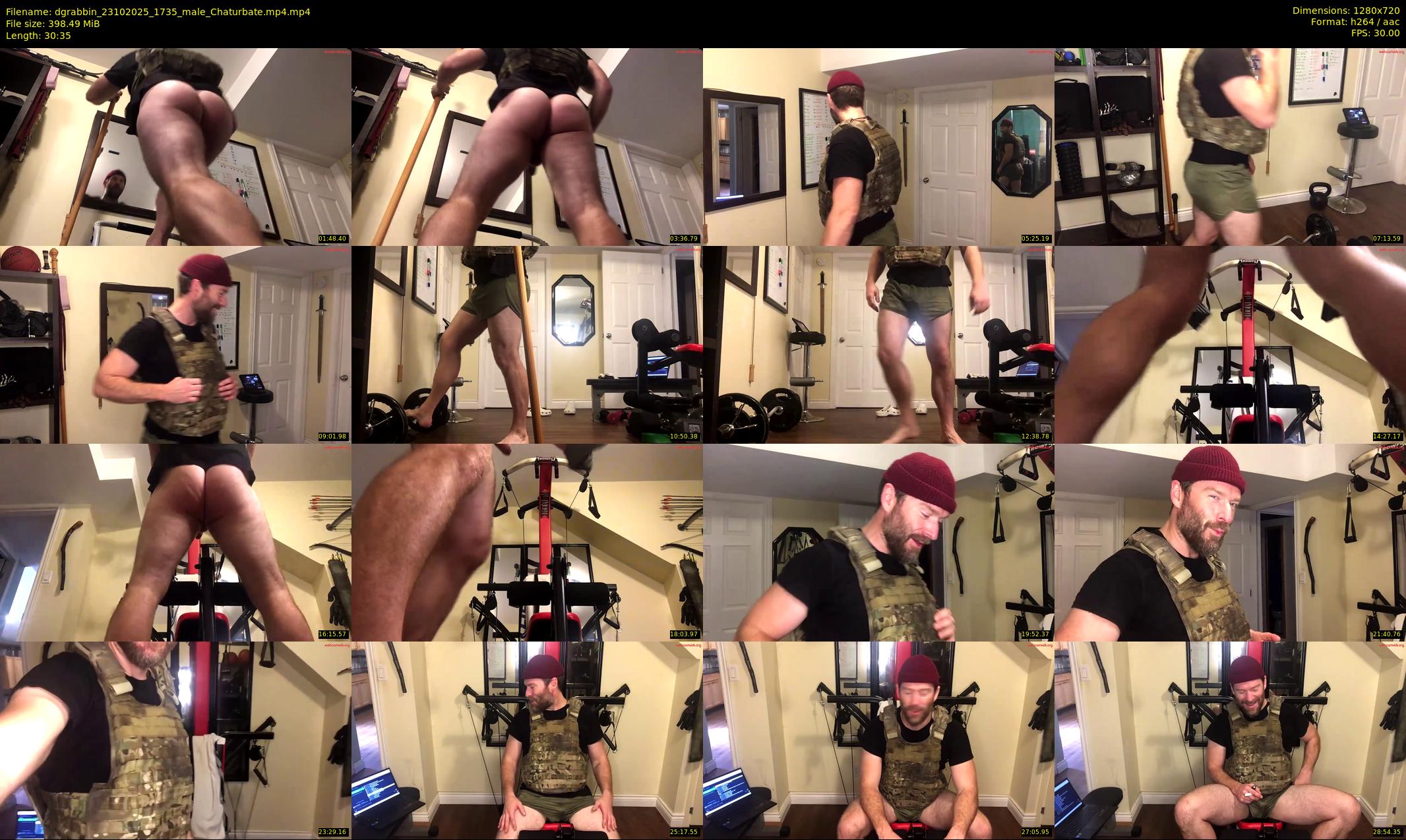 dgrabbin — 31 minute Chaturbate male cam show recording, 720p, Oct 23, 2025