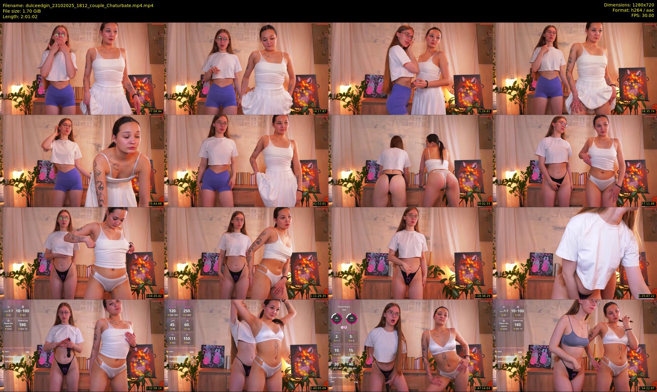 dulceedgin — 122 minute Chaturbate female cam show recording, 720p, Oct 23, 2025