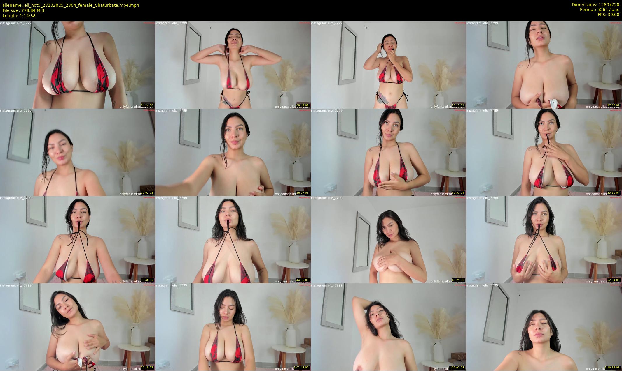 eli_hot5 — 75 minute Chaturbate female cam show recording, 720p, Oct 23, 2025