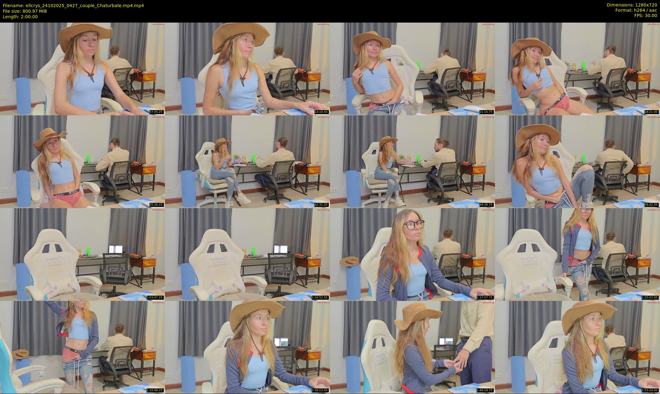 ellcrys — 120 minute Chaturbate couple cam show recording, 720p, Oct 24, 2025