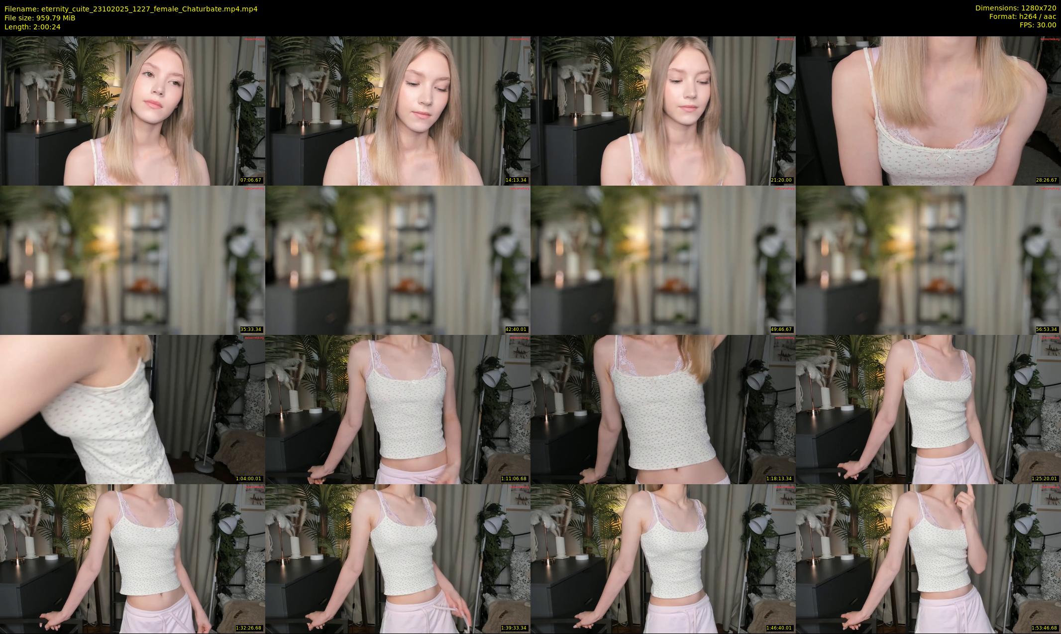 eternity_cuite — 121 minute Chaturbate female cam show recording, 720p, Oct 23, 2025