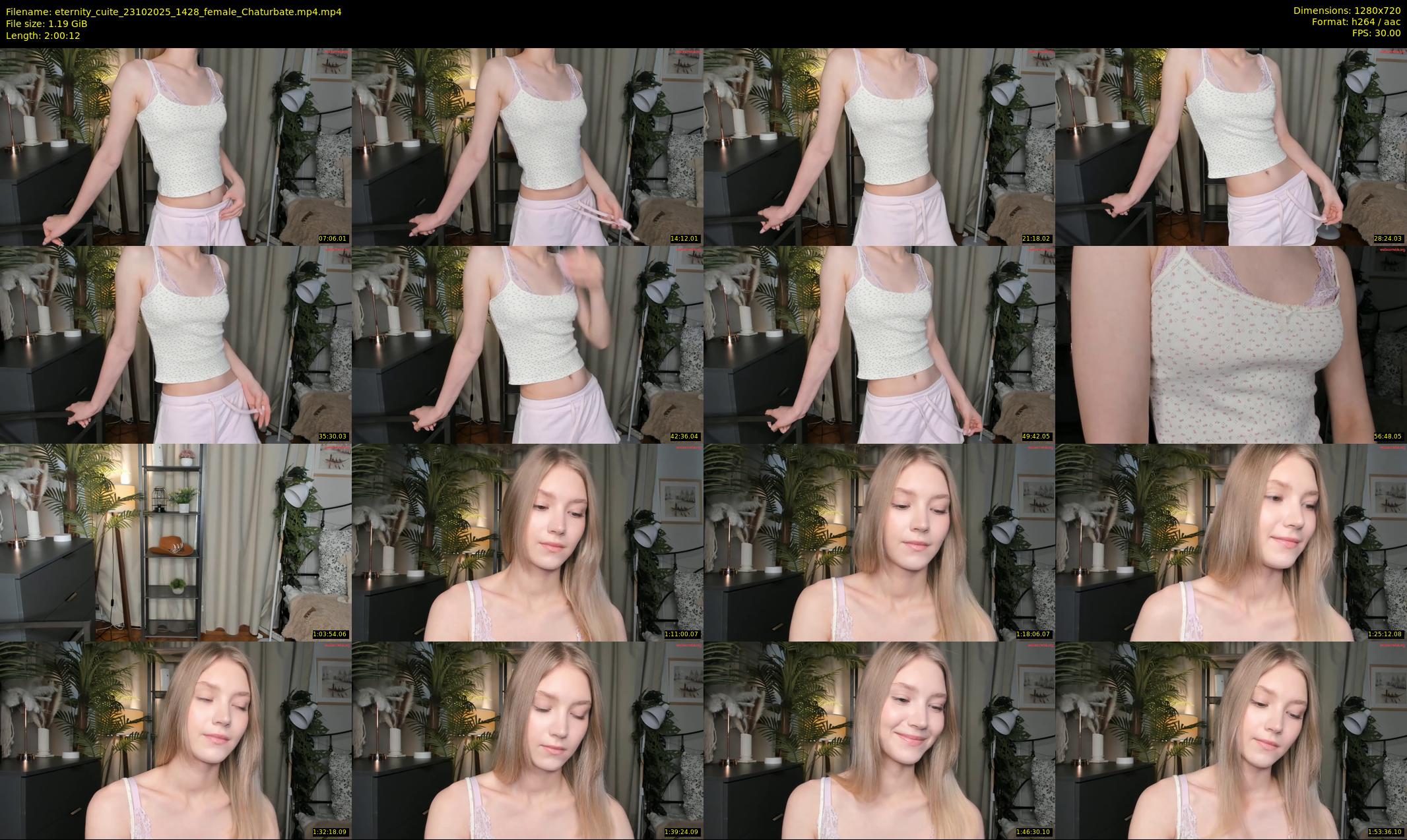 eternity_cuite — 121 minute Chaturbate female cam show recording, 720p, Oct 23, 2025