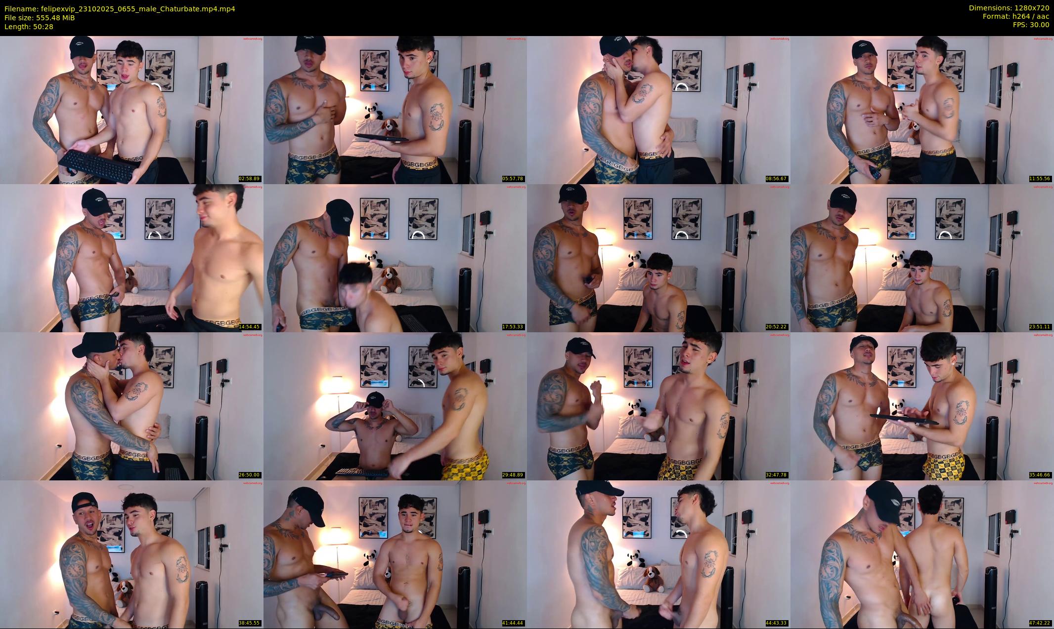felipexvip — 51 minute Chaturbate male cam show recording, 720p, Oct 23, 2025
