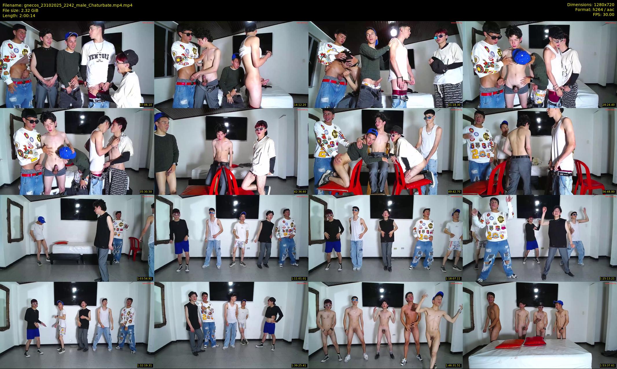 gnecos — 121 minute Chaturbate male cam show recording, 720p, Oct 23, 2025