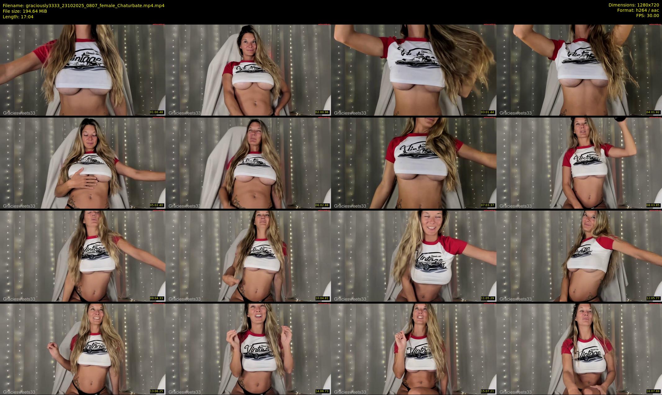 graciously3333 — 18 minute Chaturbate female cam show recording, 720p, Oct 23, 2025