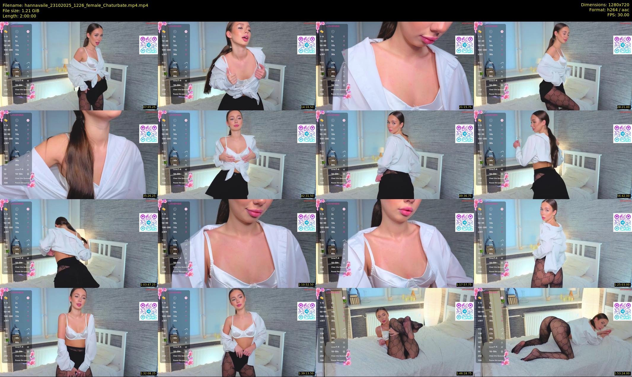 hannavaile — 120 minute Chaturbate female cam show recording, 720p, Oct 23, 2025